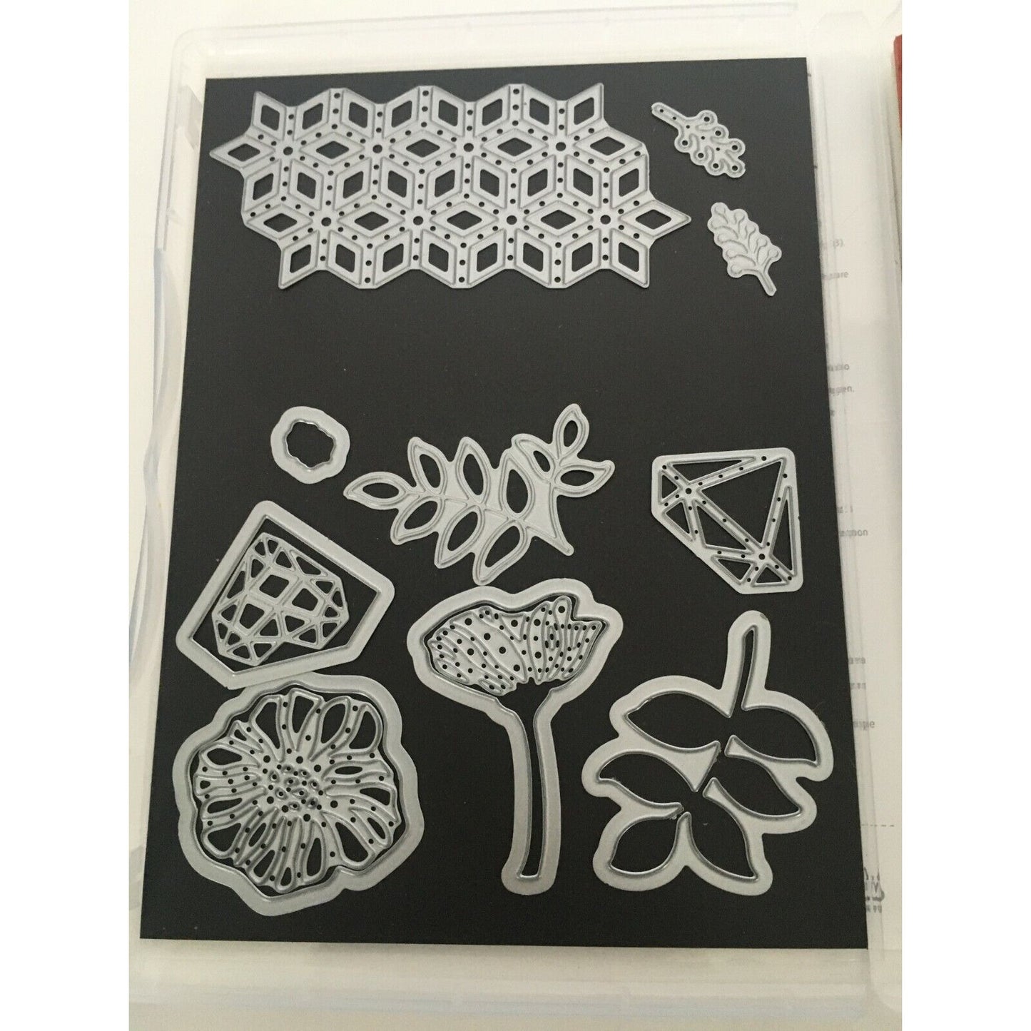 Stampin Up Oh So Eclectic Stamp Set Eclectic Layers Thinlits Dies Flower Leaf 16