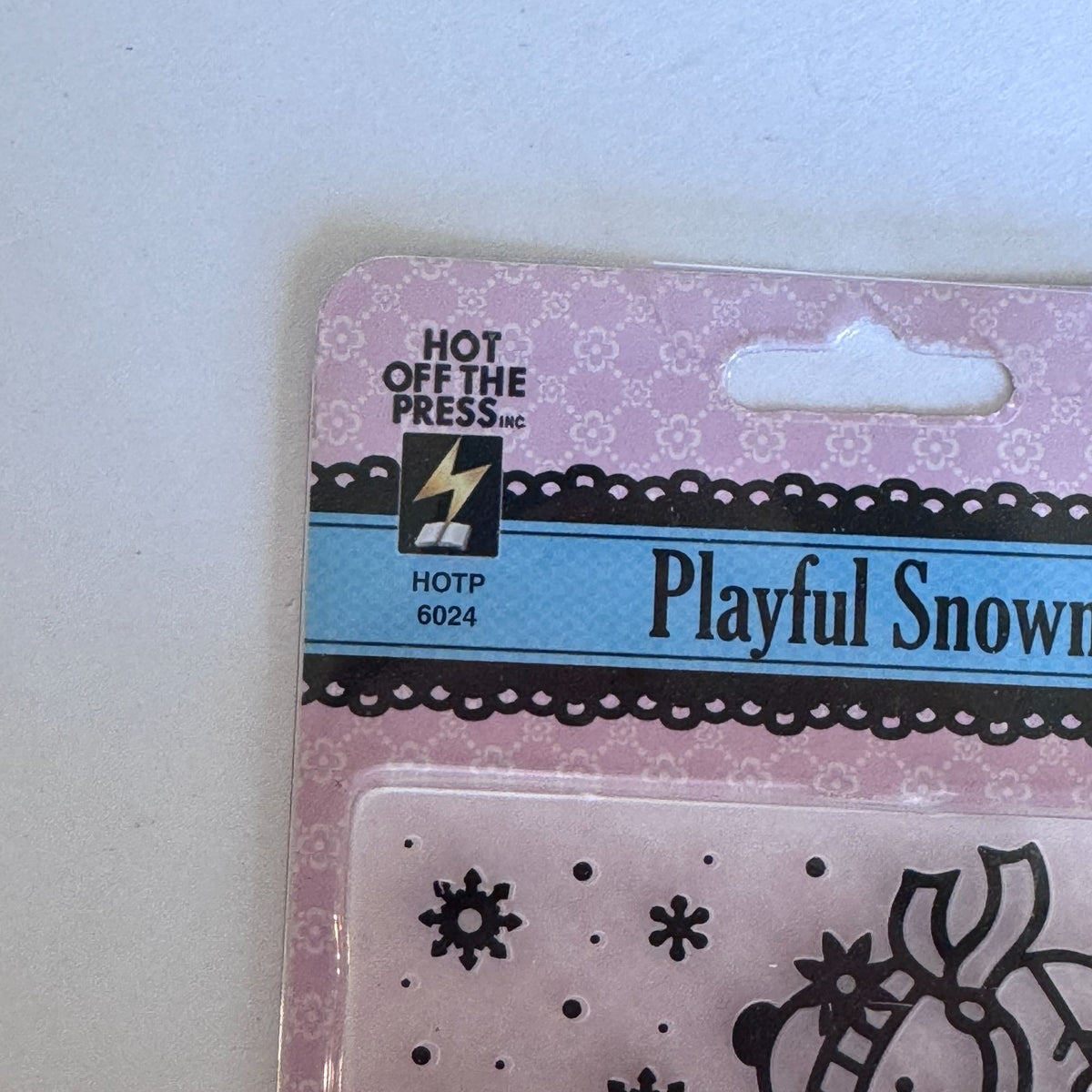 Hot Off The Press Playful Snowmen Embossing Folder Christmas Winter Card Making Holidays Family