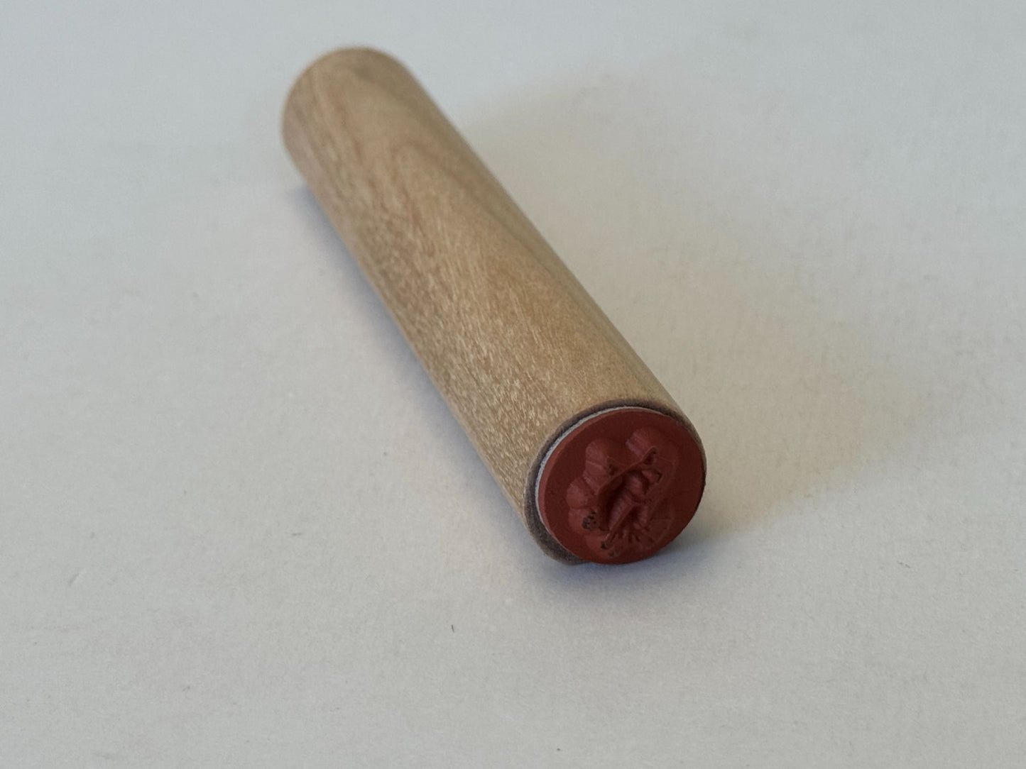 Judith Stubbie Rubber Stamp Bird Chickadee Spring Nature Outdoors Wooden Dowel