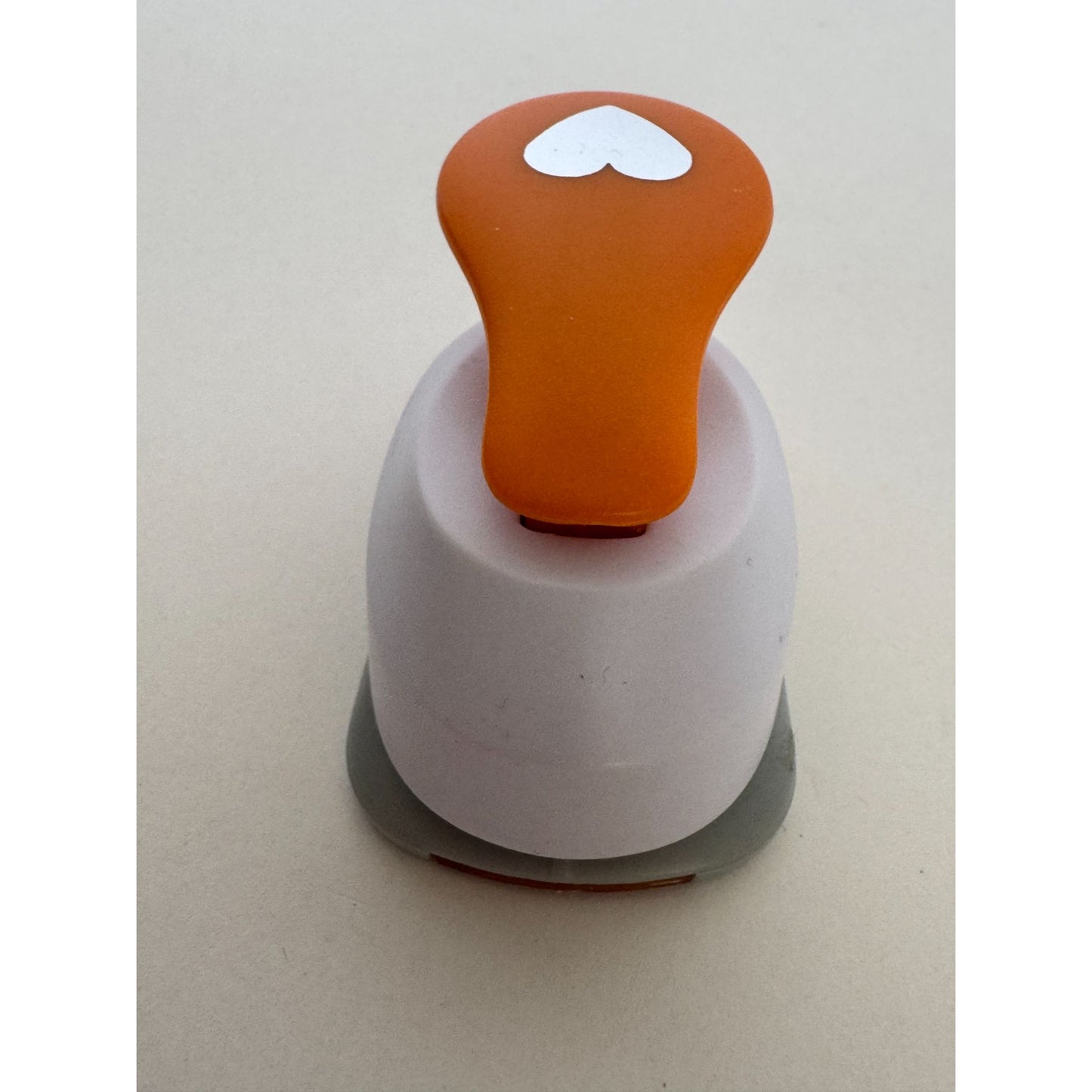 Fiskars Lever Paper Punch Small Heart 1/2 inch Valentines Day Paper Crafting