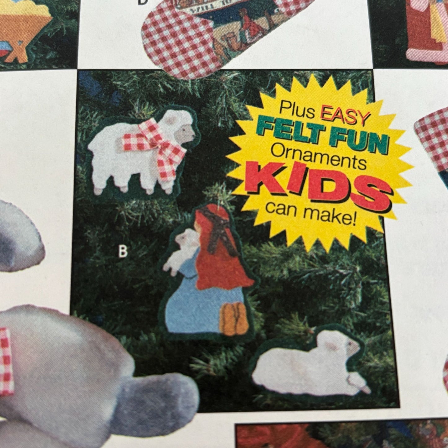 Simplicity Sewing Pattern 7421 Holiday Ornament Christmas Tree Skirt Stocking UC