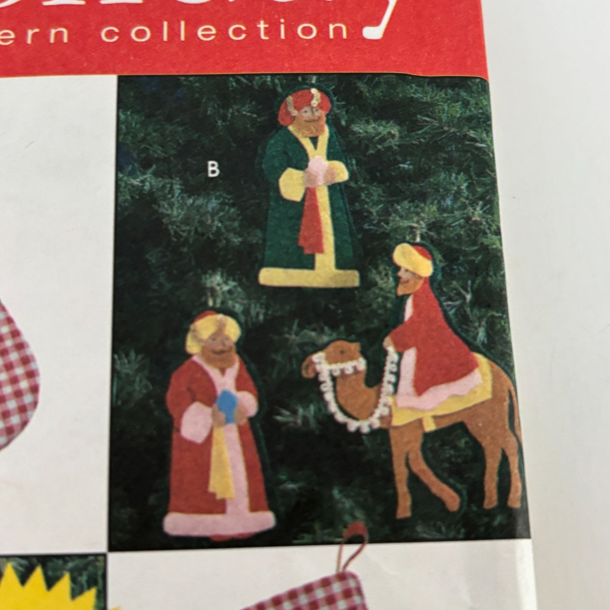 Simplicity Sewing Pattern 7421 Holiday Ornament Christmas Tree Skirt Stocking UC