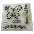 CTMH My Acrylix Acrylic Stamp Set A1165 Capture The Day Everyday Life Butterfly