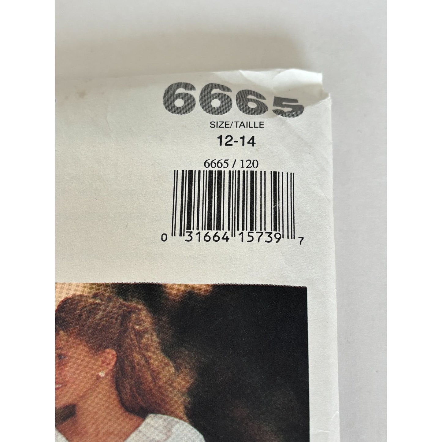 Butterick Sewing Pattern 6665 Girls Dress Tulle 90s Party Easter Spring 12 14 Uncut