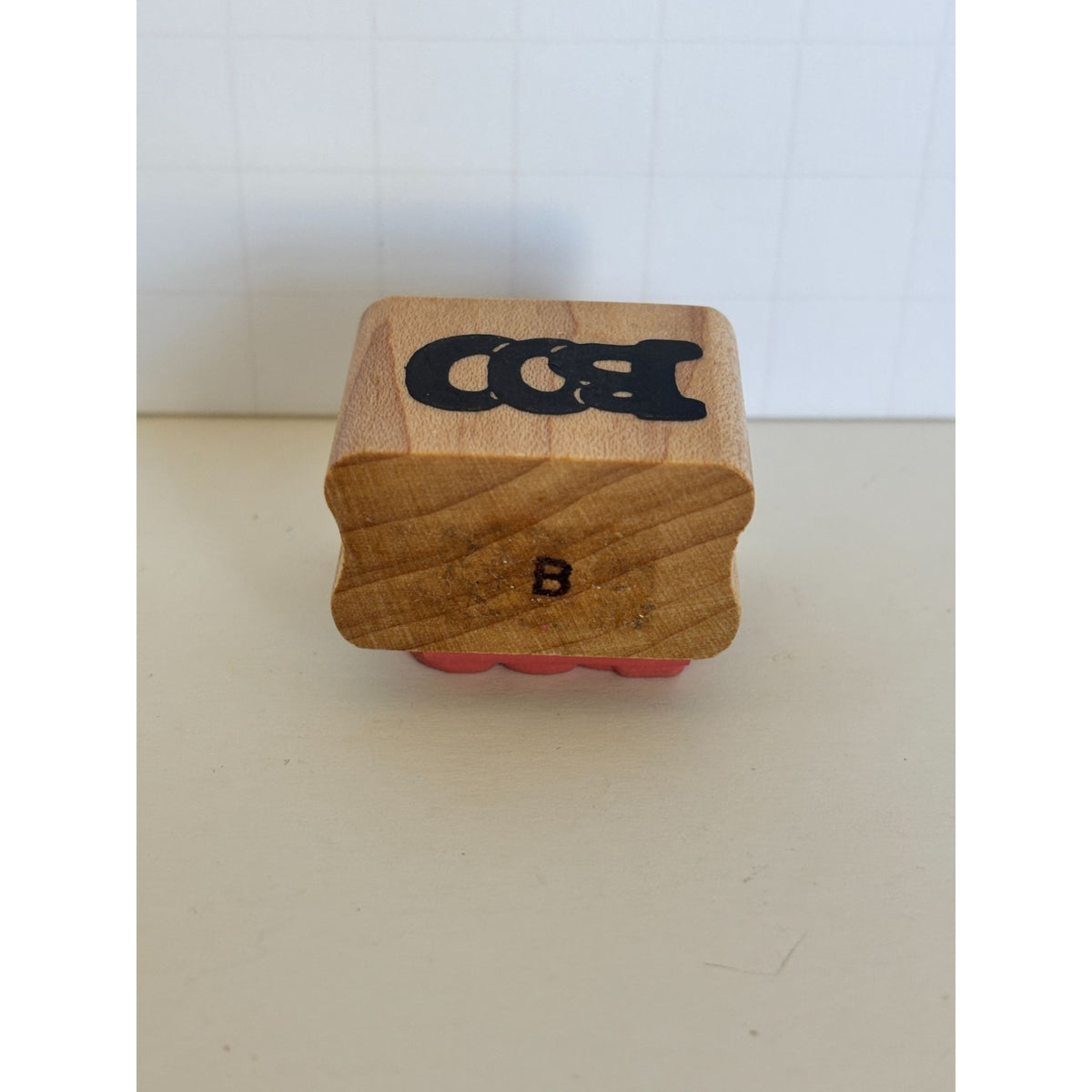Alias Rubber Stamp Boo Halloween Word Sentiment Spooky Card Making Treat Bag Fall