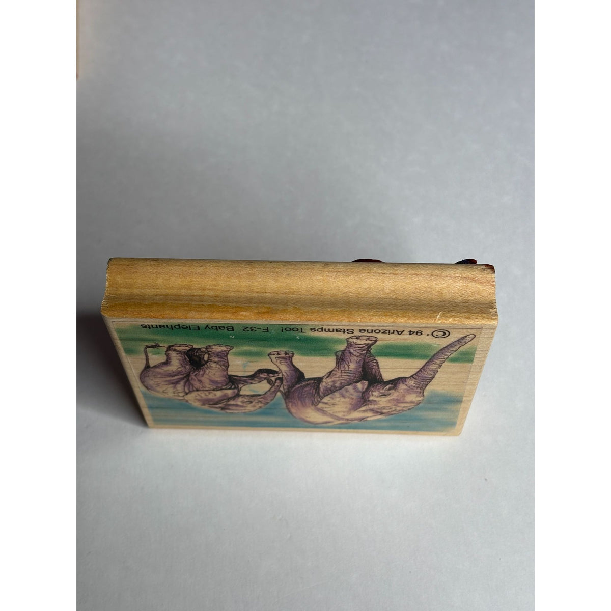 Arizona Stamps Too Rubber Stamp Baby Elephants Nature Safari Animals Zoo Family