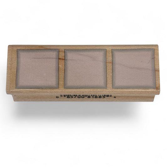 Hero Arts Rubber Stamp Three Solids Shadow Squares Border Geometric Craft C2052 Cardmaking Scrapbooking