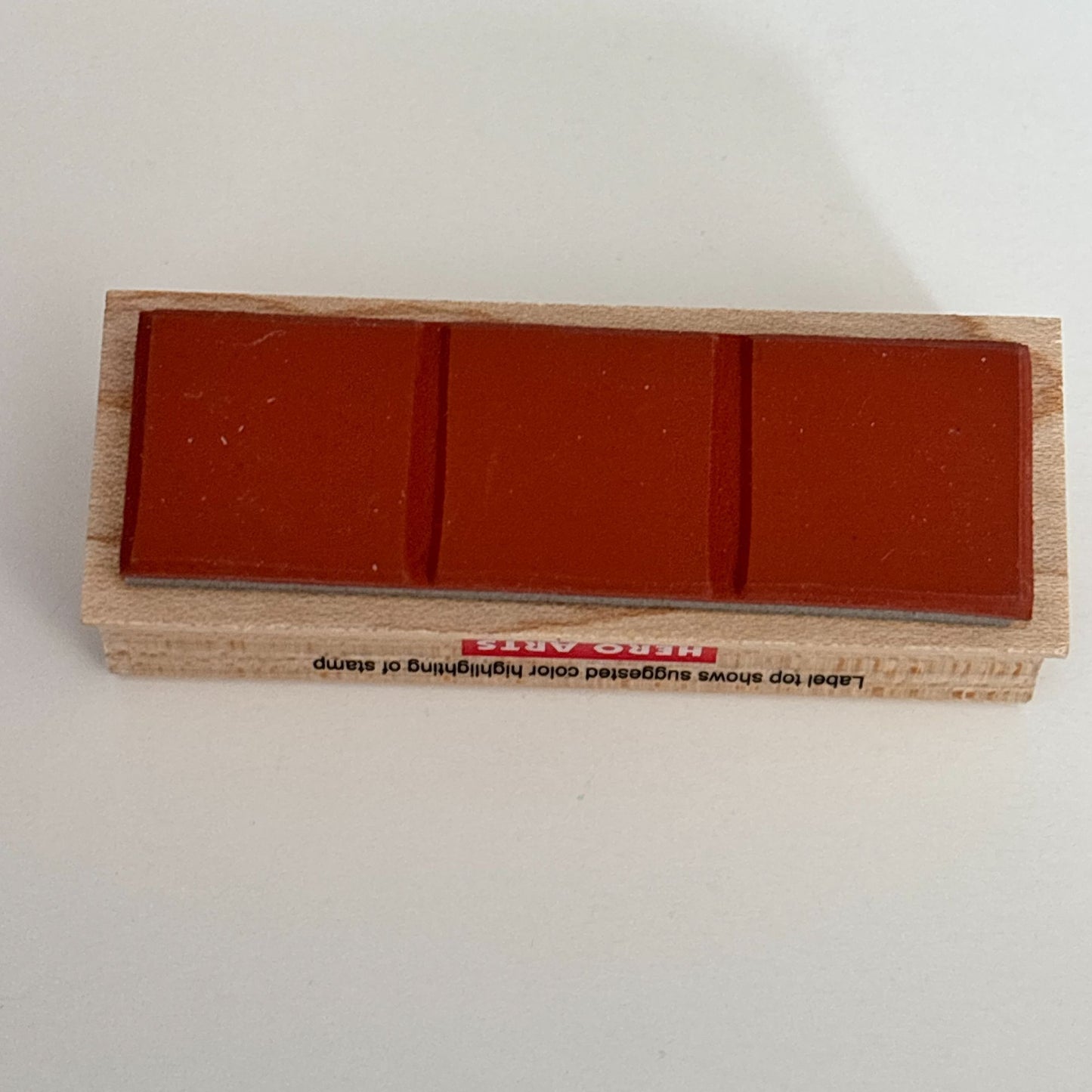 Hero Arts Rubber Stamp Three Solids Shadow Squares Border Geometric Craft C2052 Cardmaking Scrapbooking