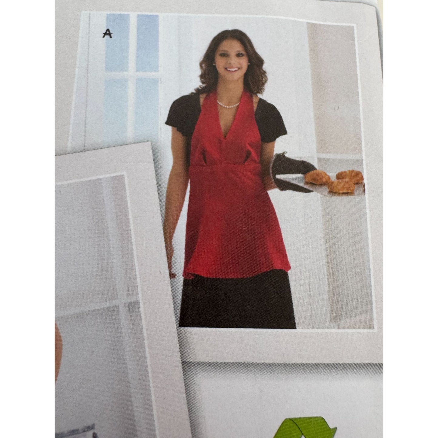 Simplicity Sewing Pattern 2682 Aprons Go Green Recycled Jeans Denim S M L XL UC