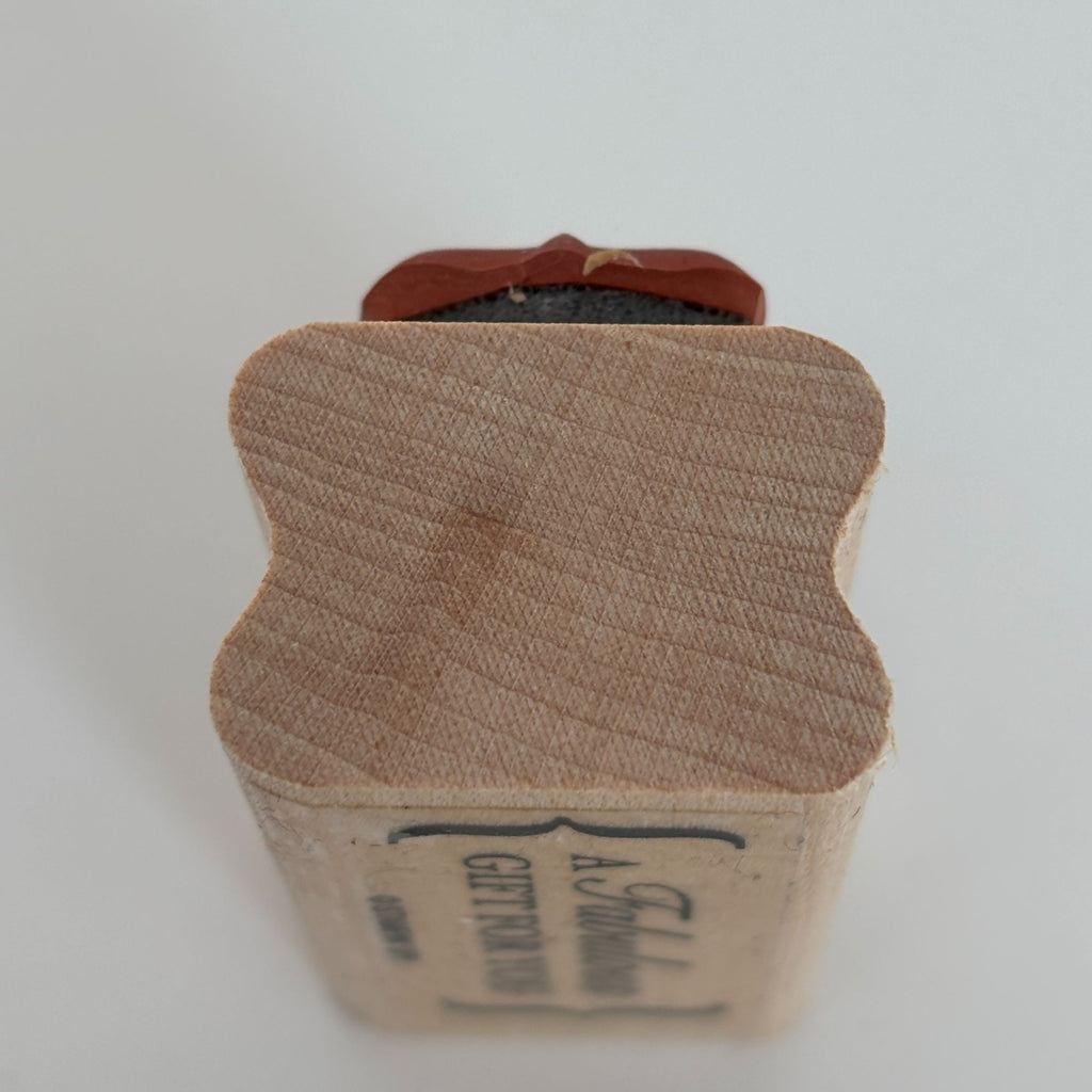Stampin Up Wood Rubber Stamp A Fabulous Gift for You Gift Tag Card Making Words