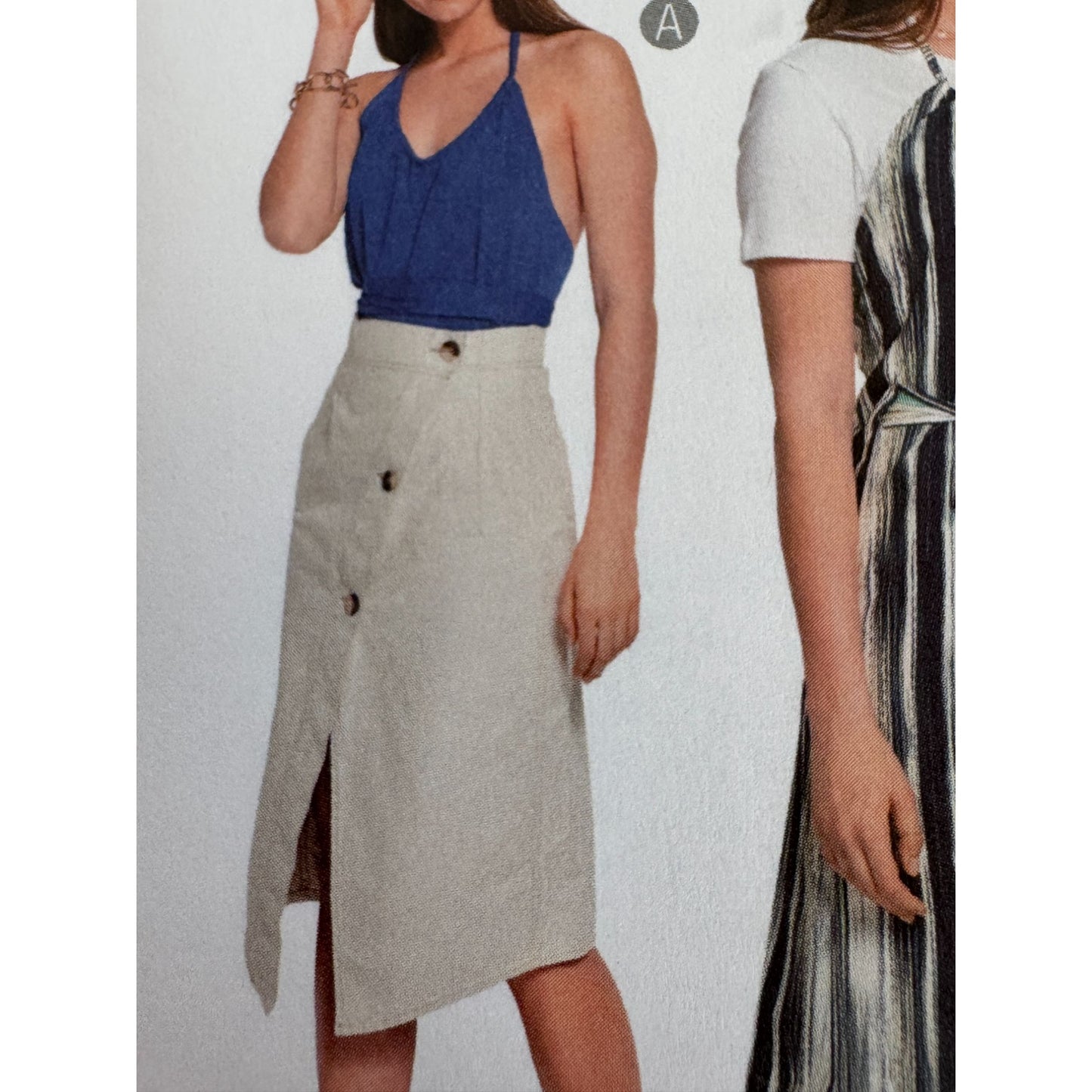 Burda Sewing Pattern 6118 Halter Neck Dress Top Shirt Summer Easy Sizes 8-18 UC