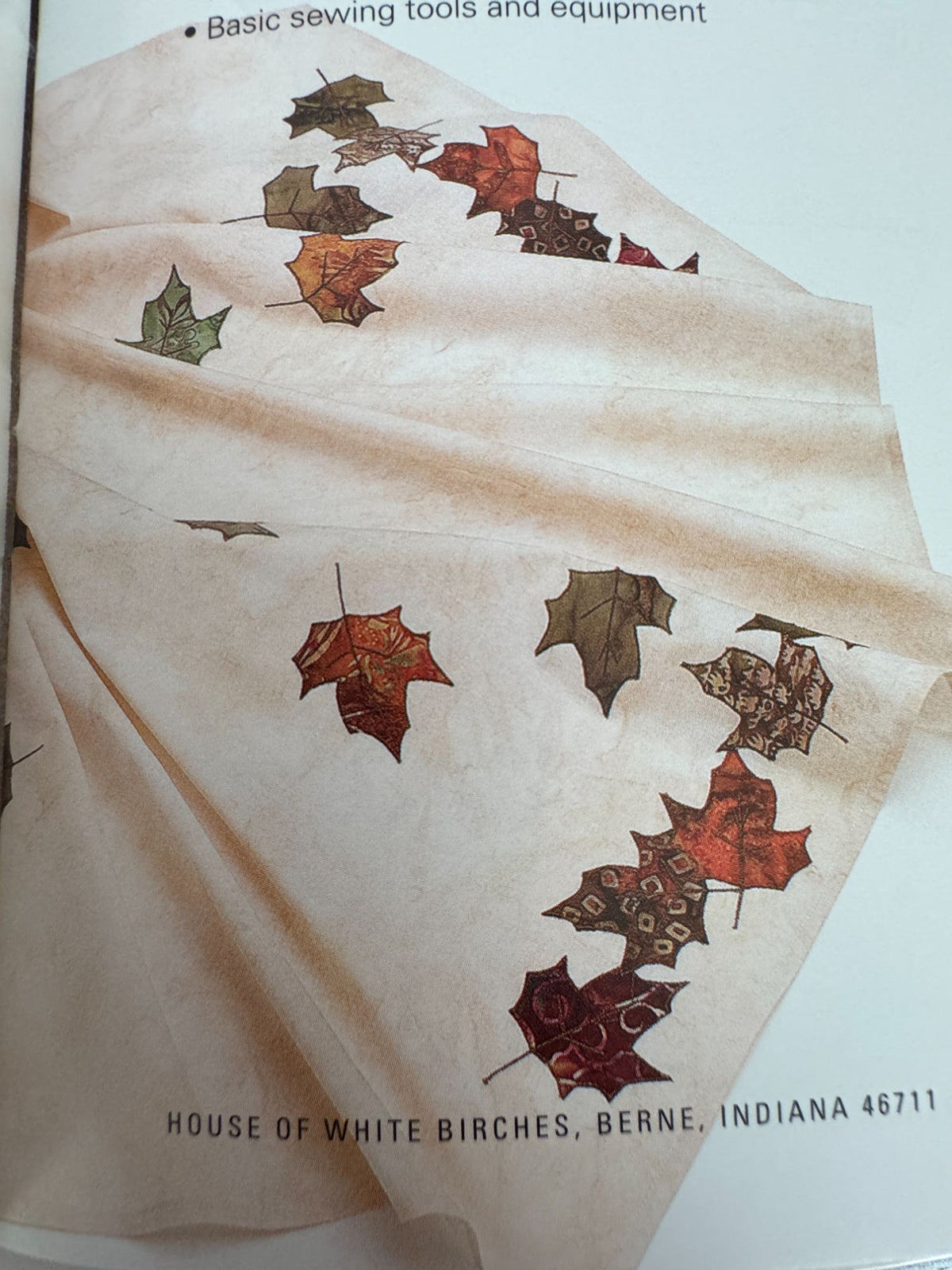 House Of White Birches Sewing Pattern Book Stylish Home Accents Pillow Quilt