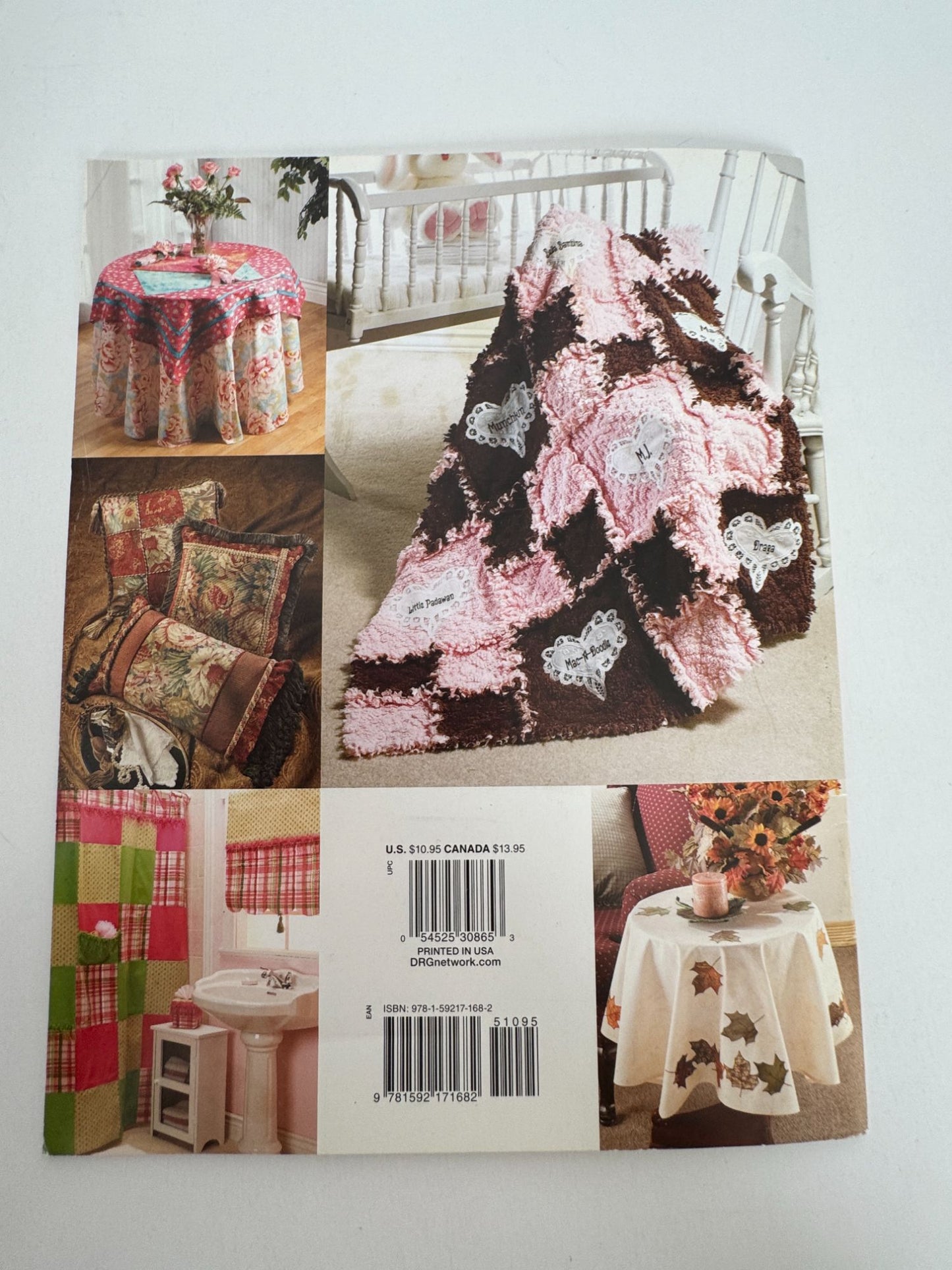 House Of White Birches Sewing Pattern Book Stylish Home Accents Pillow Quilt