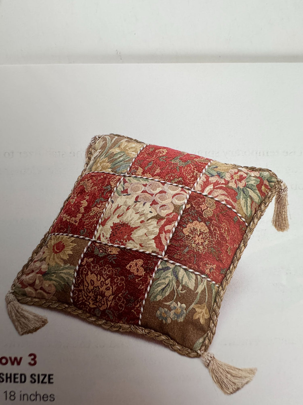 House Of White Birches Sewing Pattern Book Stylish Home Accents Pillow Quilt