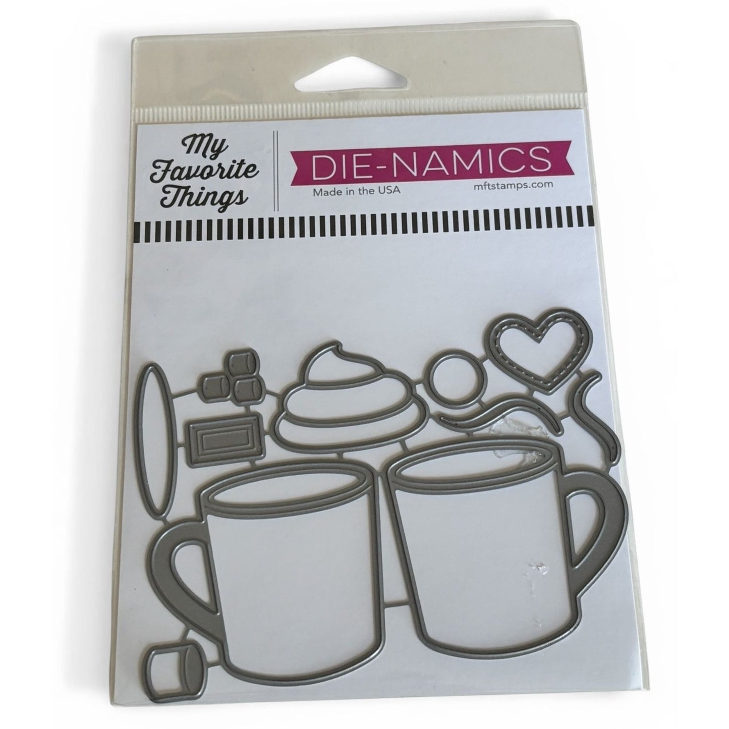 My Favorite Things Hot Cocoa Cups Die-Namics Die Set Coffee Mug Dies Cardmaking Hot Chocolate