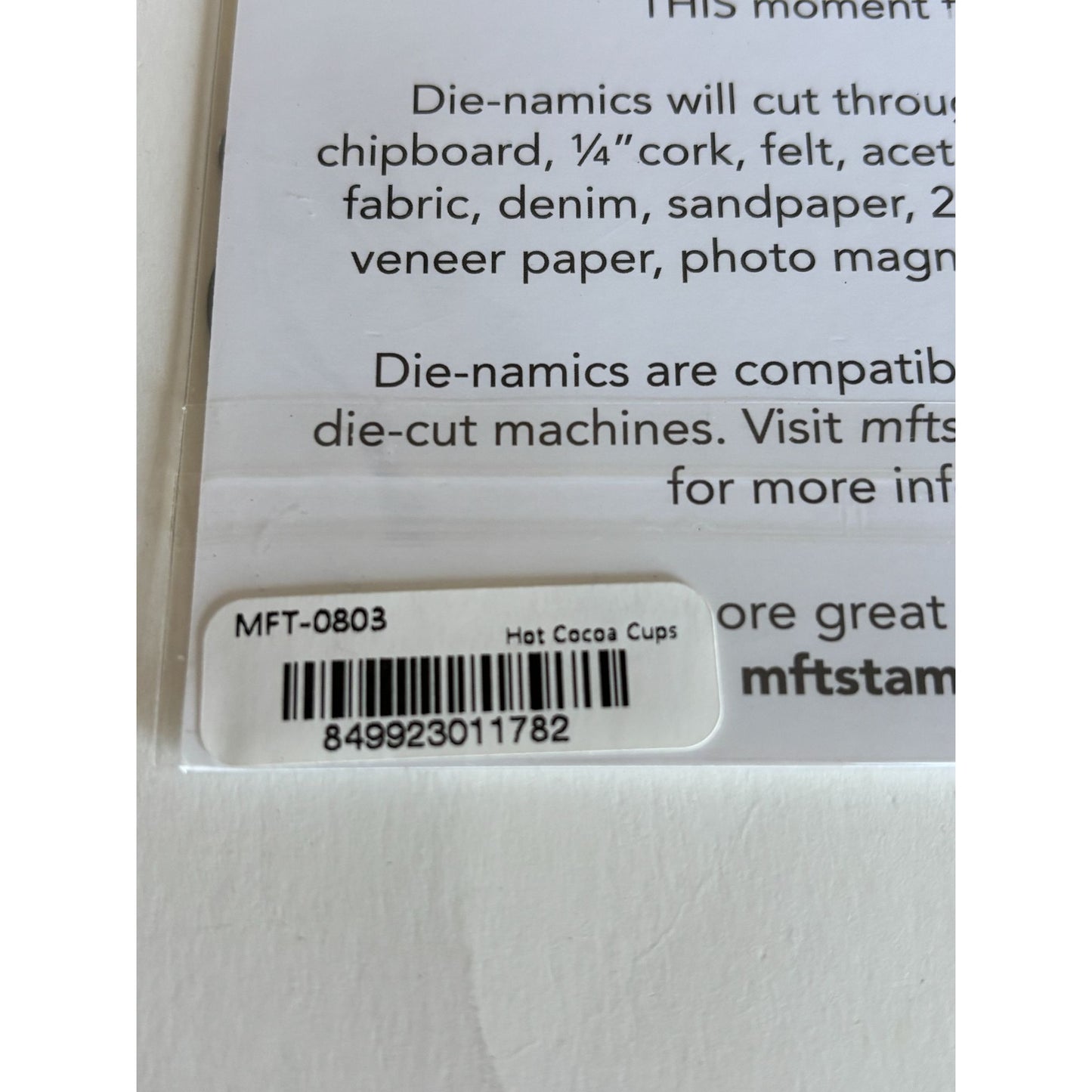 My Favorite Things Hot Cocoa Cups Die-Namics Die Set Coffee Mug Dies Cardmaking Hot Chocolate