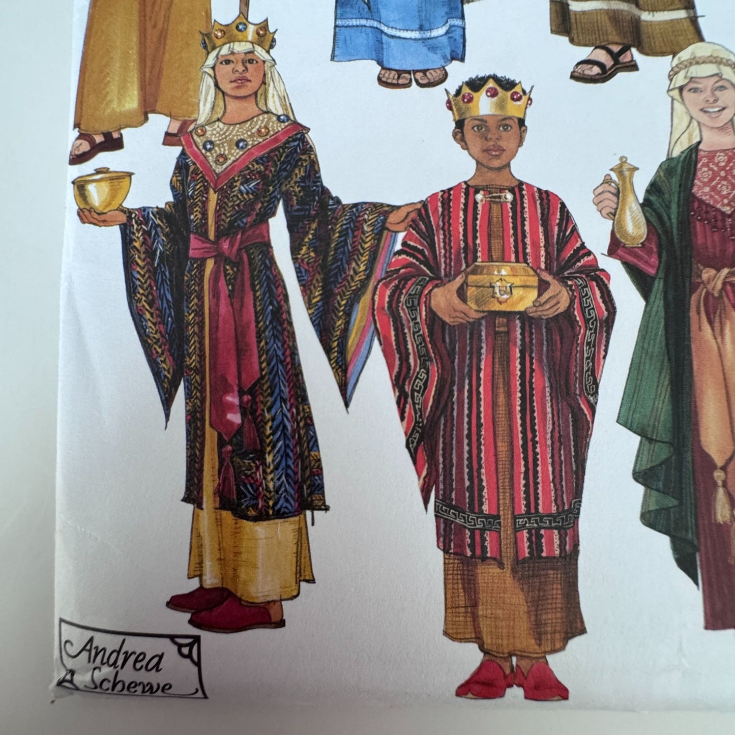 Simplicity Sewing Pattern 4797 Nativity Play Biblical Costumes Angel Wise Men Kids Uncut Christmas
