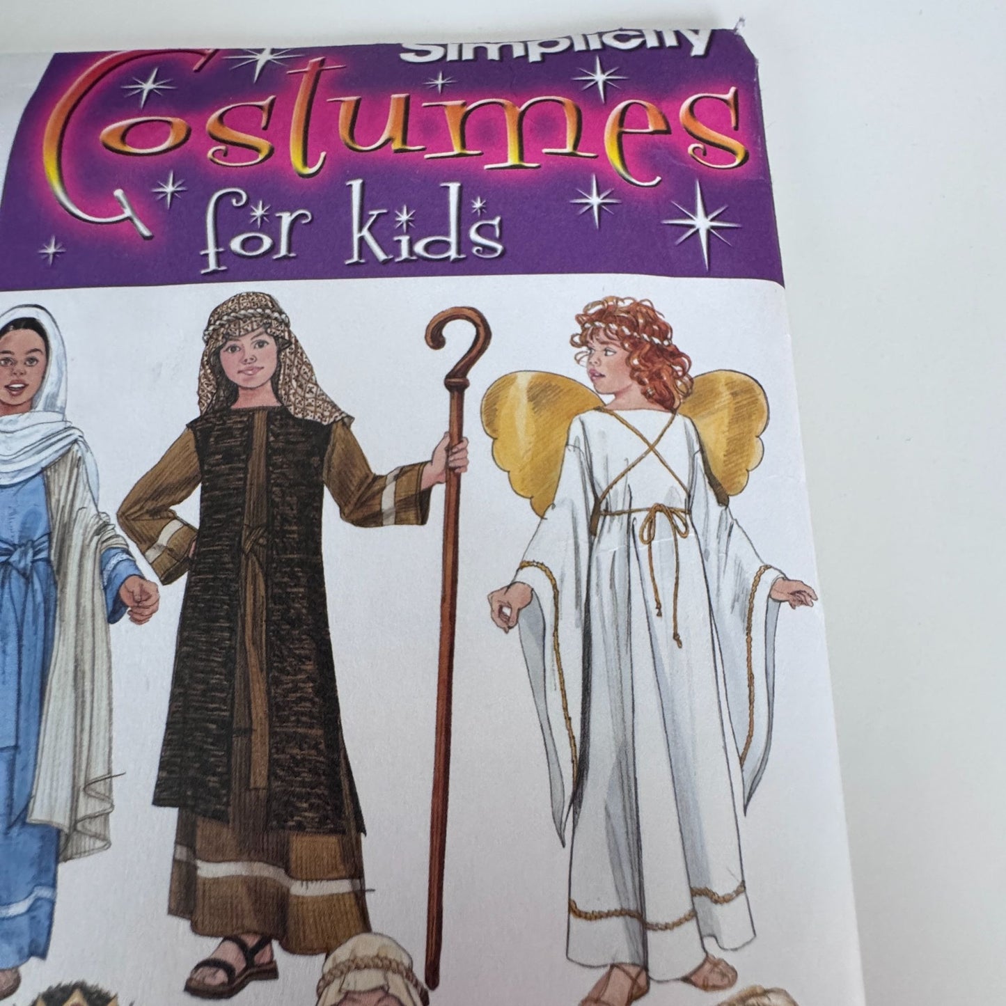 Simplicity Sewing Pattern 4797 Nativity Play Biblical Costumes Angel Wise Men Kids Uncut Christmas