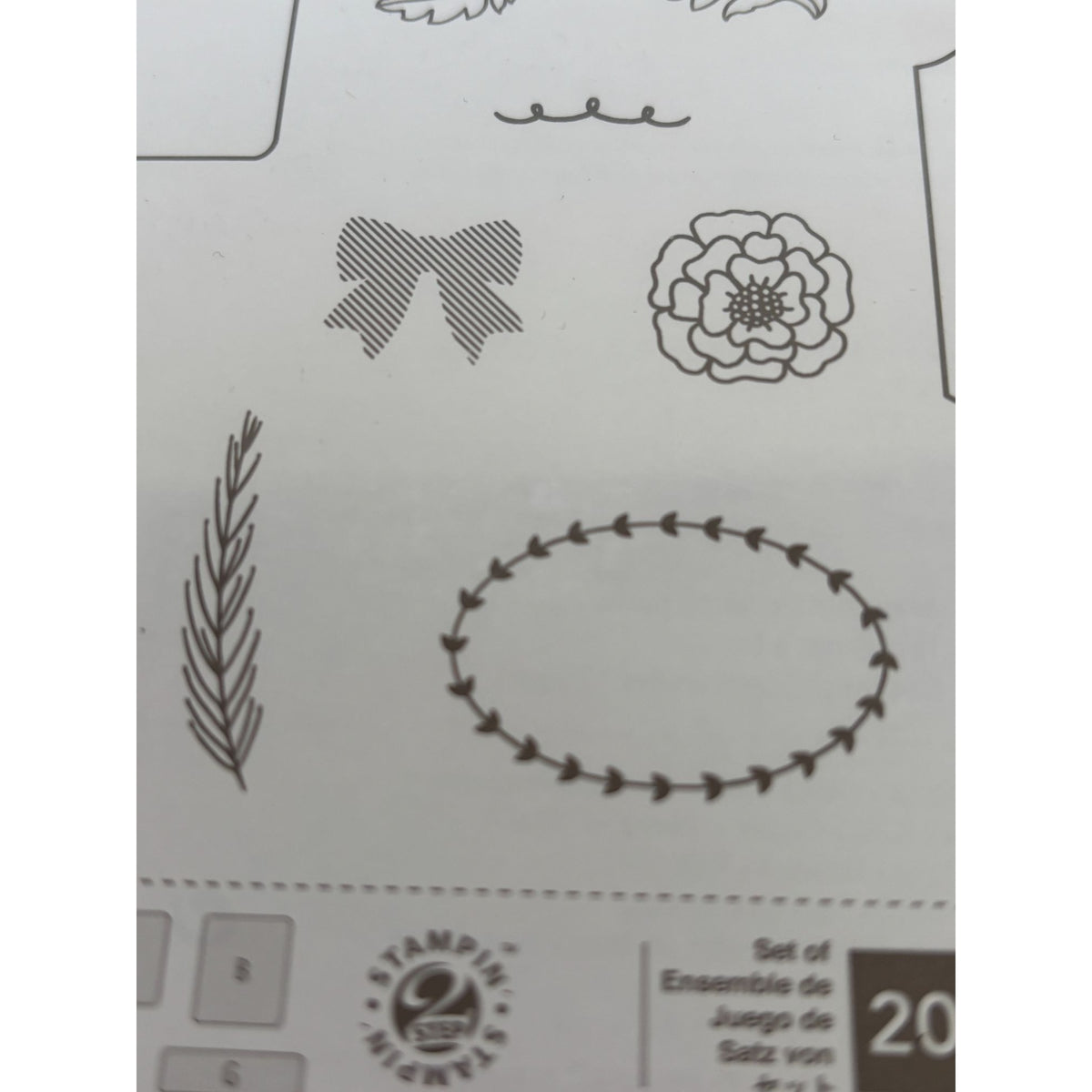 Stampin Up From The Garden Photopolymer Stamps Set Plant Markers Best Buds Pun