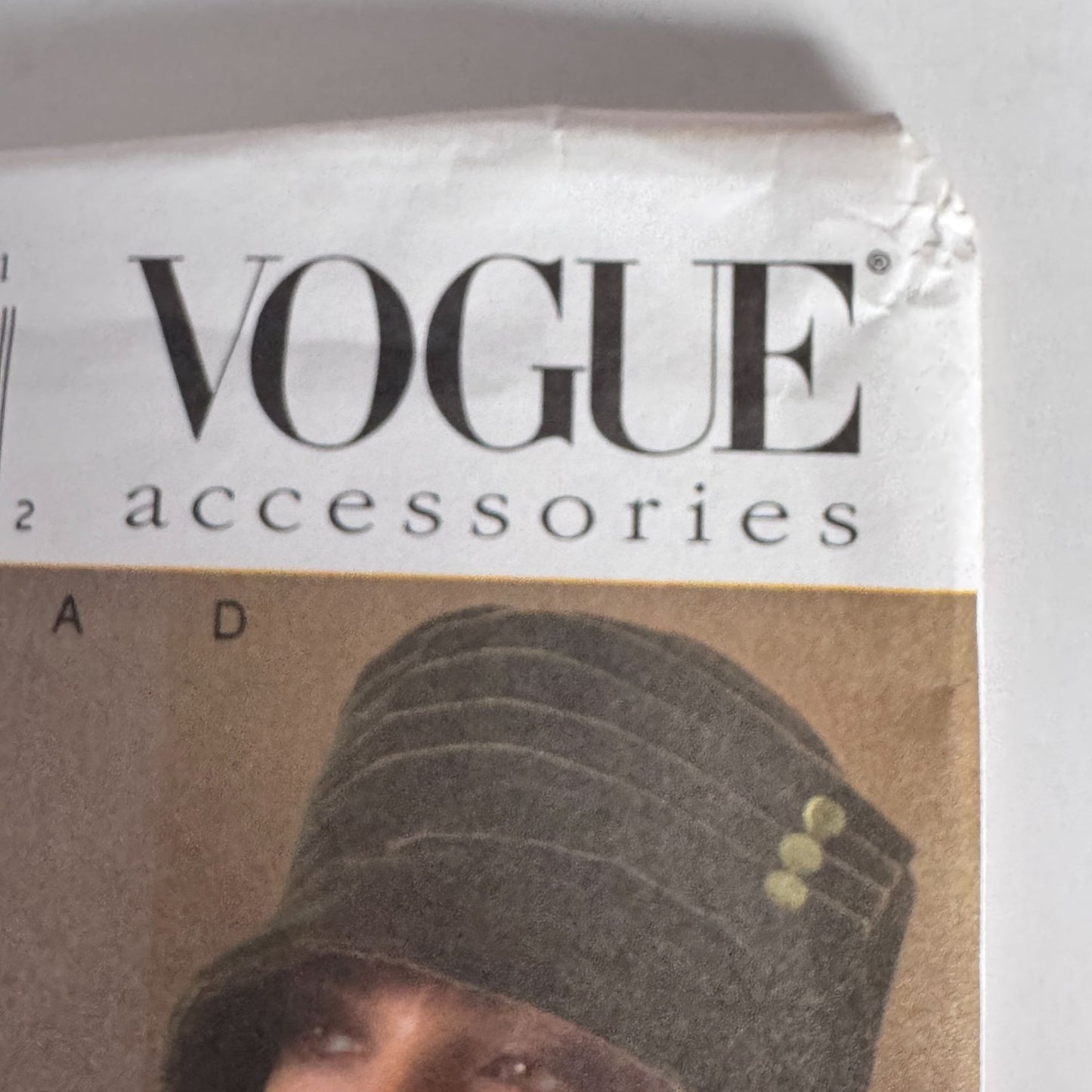 Vogue Sewing Pattern V7980 Hats Wraps Beret Fur Hat Scarf Wrap Accessories Uncut Millinery