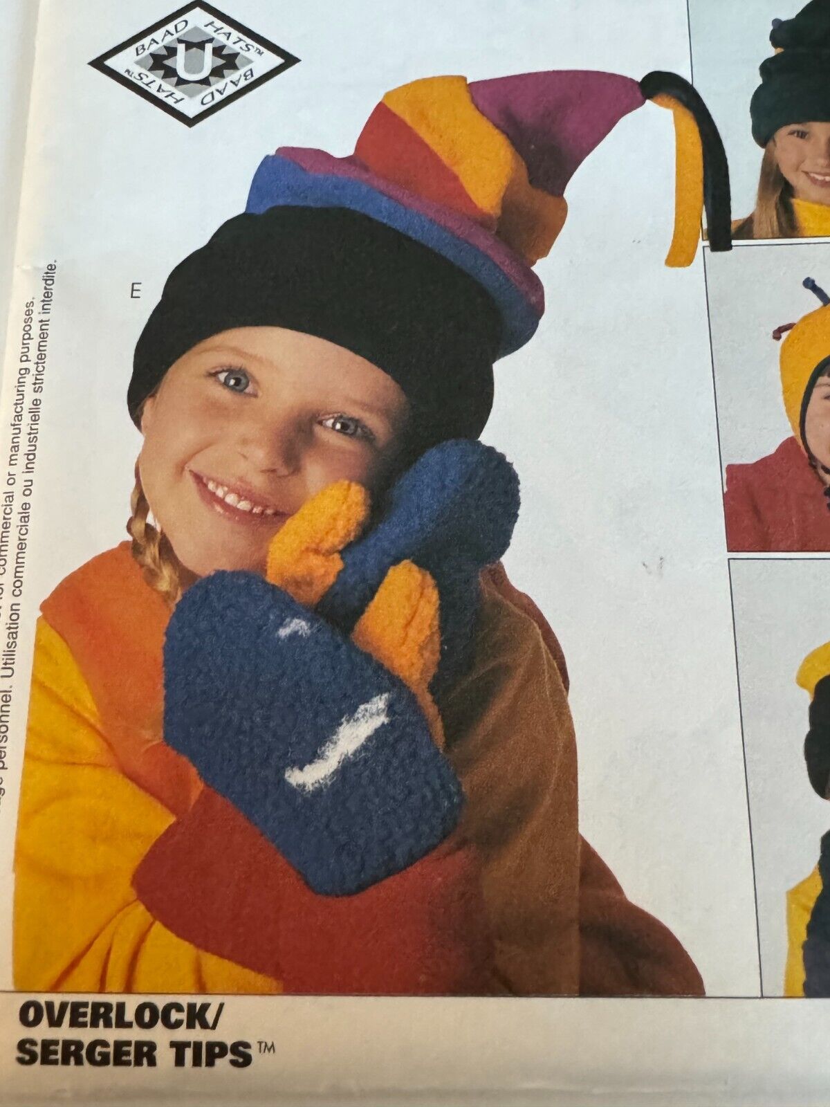 McCall’s Sewing Pattern 9061 Baad Hats Costume Craft Adult/Teen Uncut