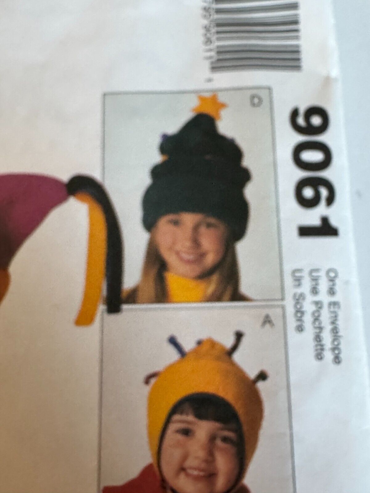 McCall’s Sewing Pattern 9061 Baad Hats Costume Craft Adult/Teen Uncut