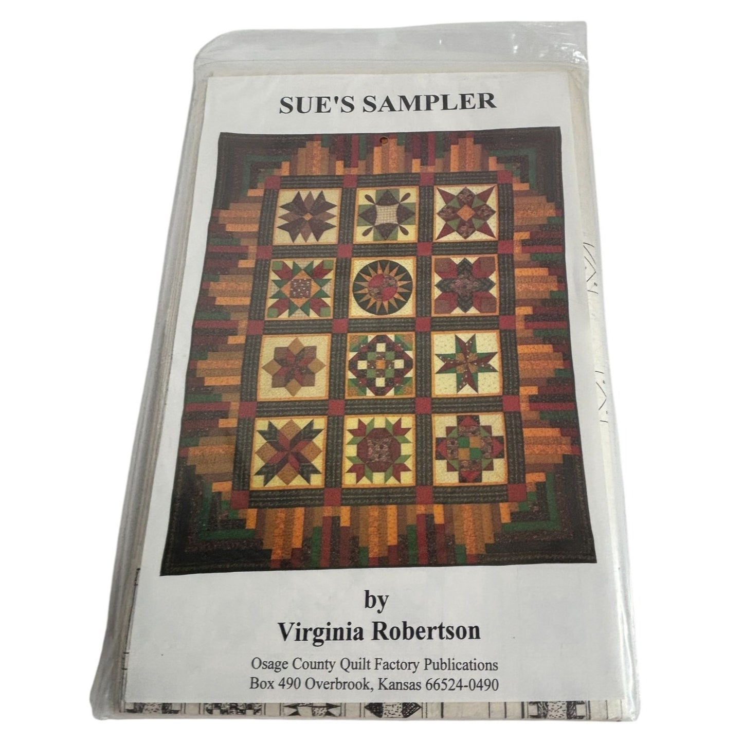 Osage County Quilt Factory Pattern Sues Sampler Country Style Virginia Robertson