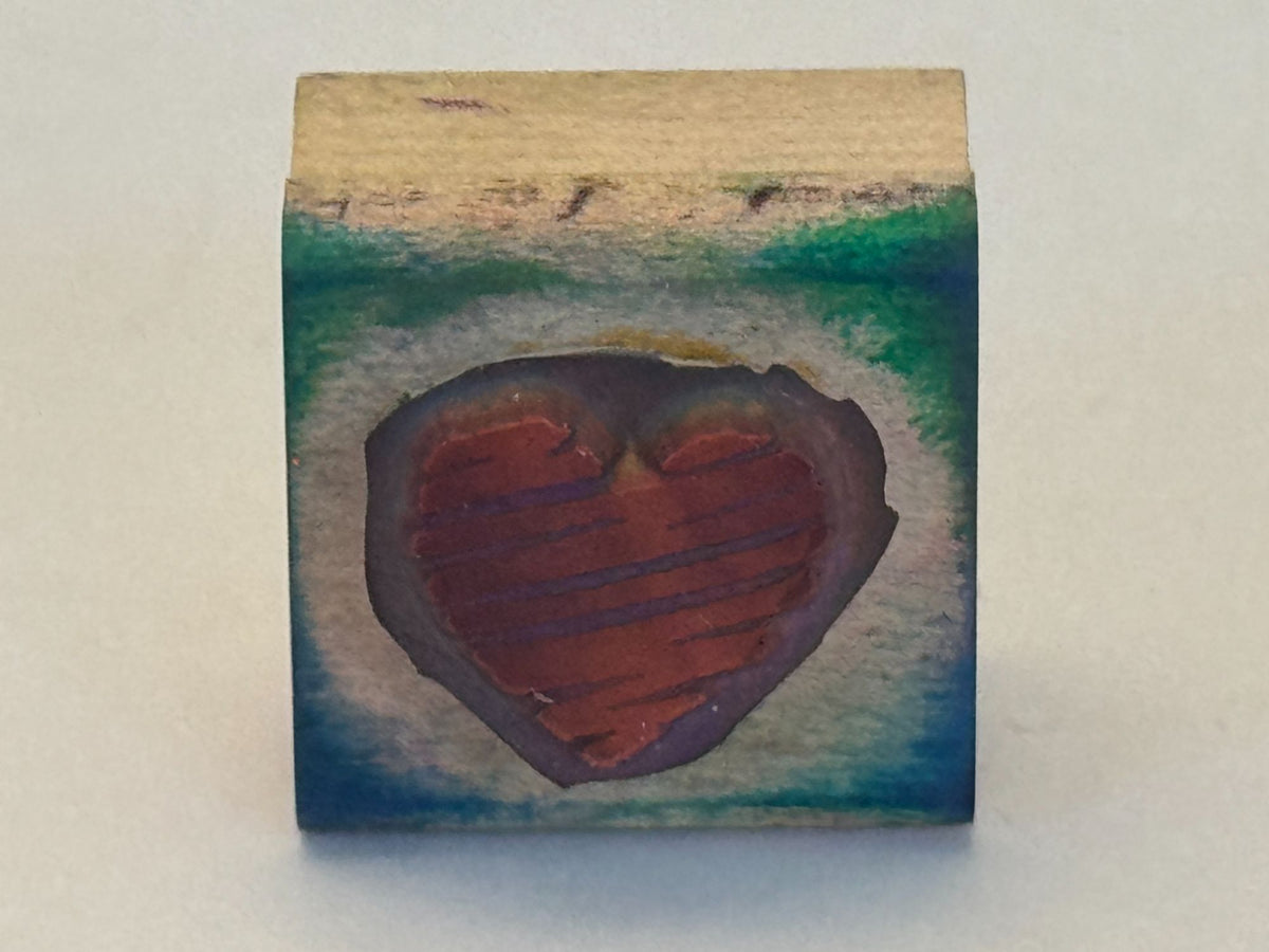 Stampin Up Rubber Stamp Scribble Heart Sketch Anniversary Card Making Valentine