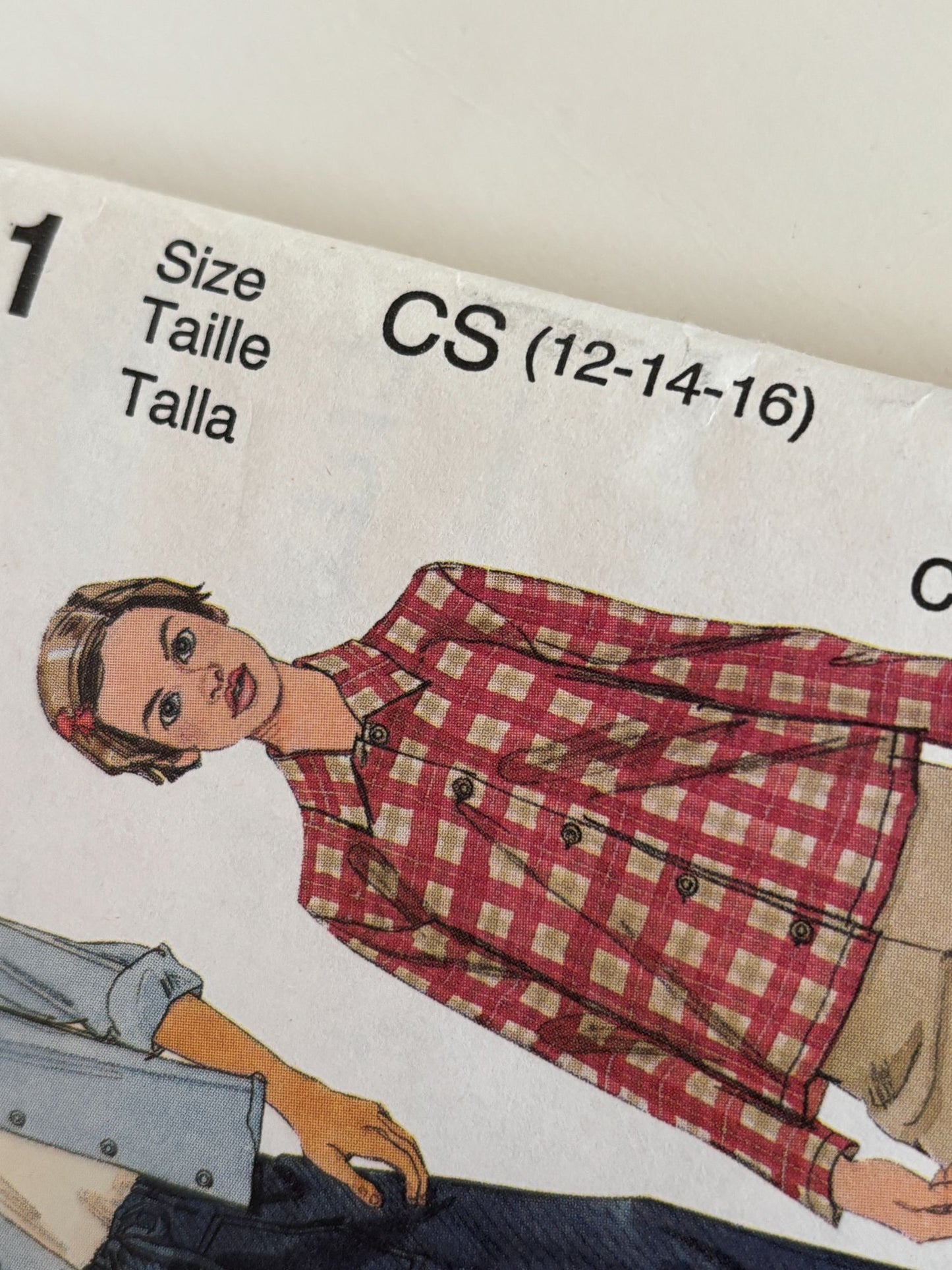 McCalls Sewing Pattern 2431 Girls Shirt Tank Top Pants Drawstring Skirt 12 14 16