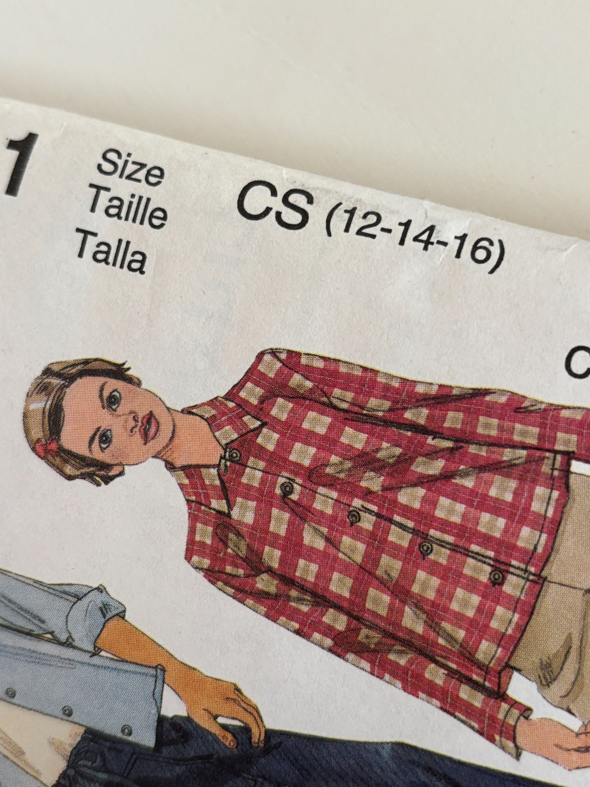 McCalls Sewing Pattern 2431 Girls Shirt Tank Top Pants Drawstring Skirt 12 14 16