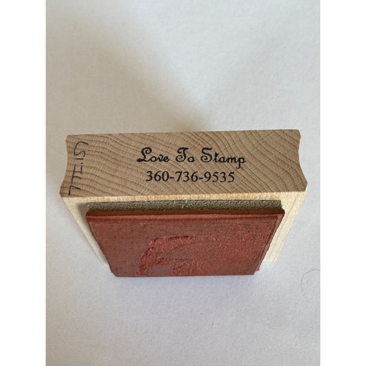 Love to Stamp Rubber Stamp Pioneer Woman Silhouette Lady Head Covering Mother