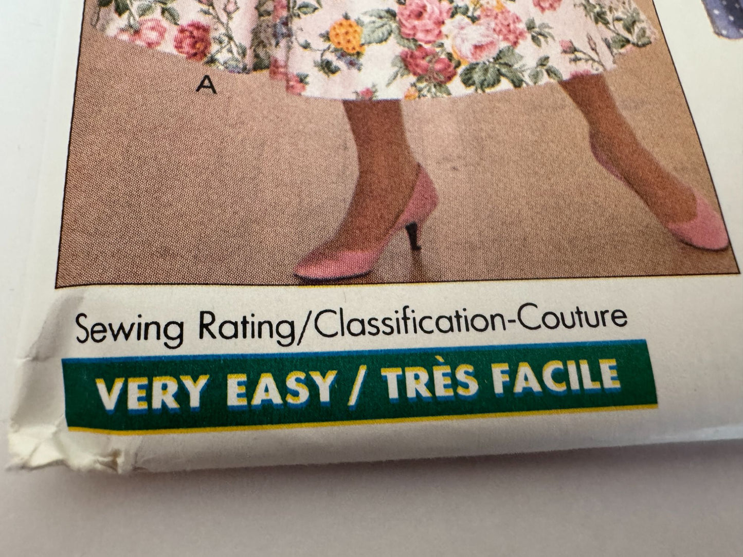 Butterick Sewing Pattern 4550 Romantic Dress Easy Dropped Waist Bodice 12 14 16