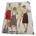 McCalls Sewing Pattern 2230 Skirts Size 12 Classic Design Career Work 1980s UC