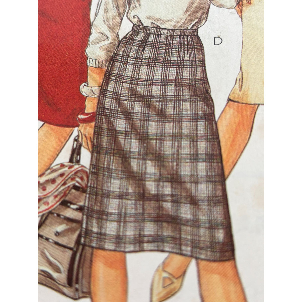 McCalls Sewing Pattern 2230 Skirts Size 12 Classic Design Career Work 1980s UC
