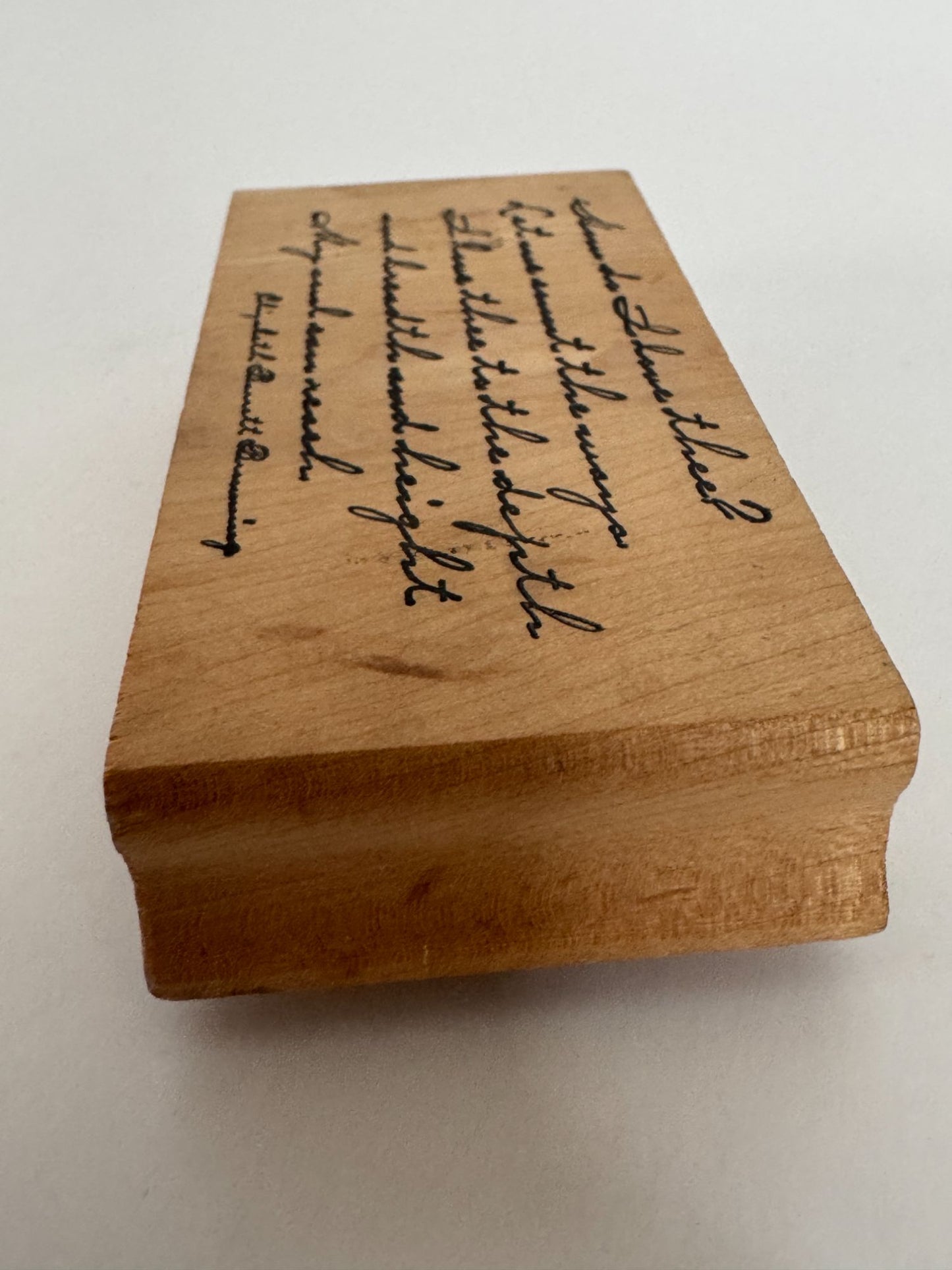 Elizabeth Barrett Browning Quote Rubber Stamp How Do I Love Thee Poem Sonnet 43