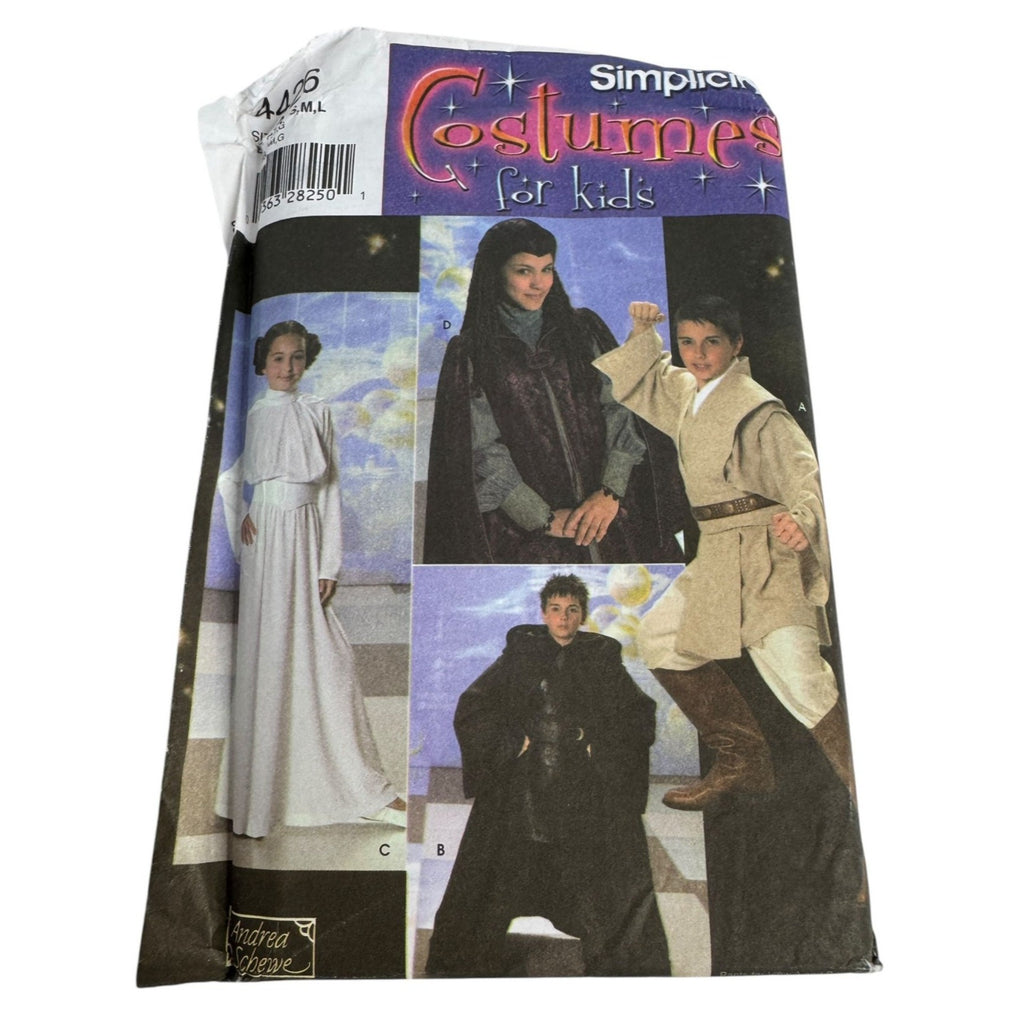 Simplicity Sewing Pattern 4426 Halloween Costumes Princess Leia Luke Skywalker
