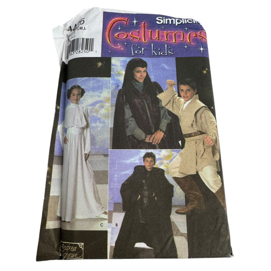 Simplicity Sewing Pattern 4426 Halloween Costumes Princess Leia Luke Skywalker