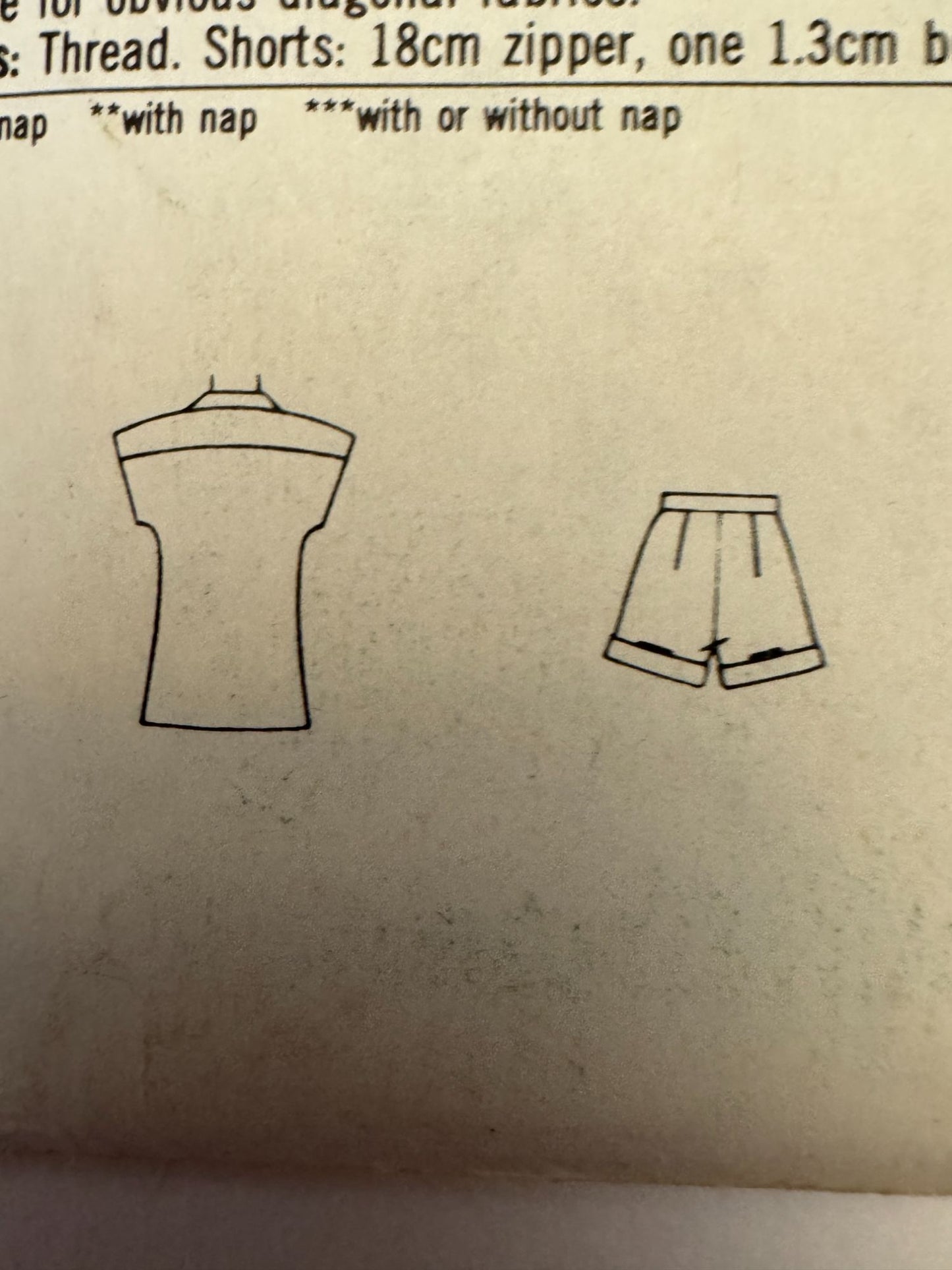 Simplicity Sewing Pattern 5987 Shorts Shirt 1980s Summer Outfit ESP 6 8 10 Uncut
