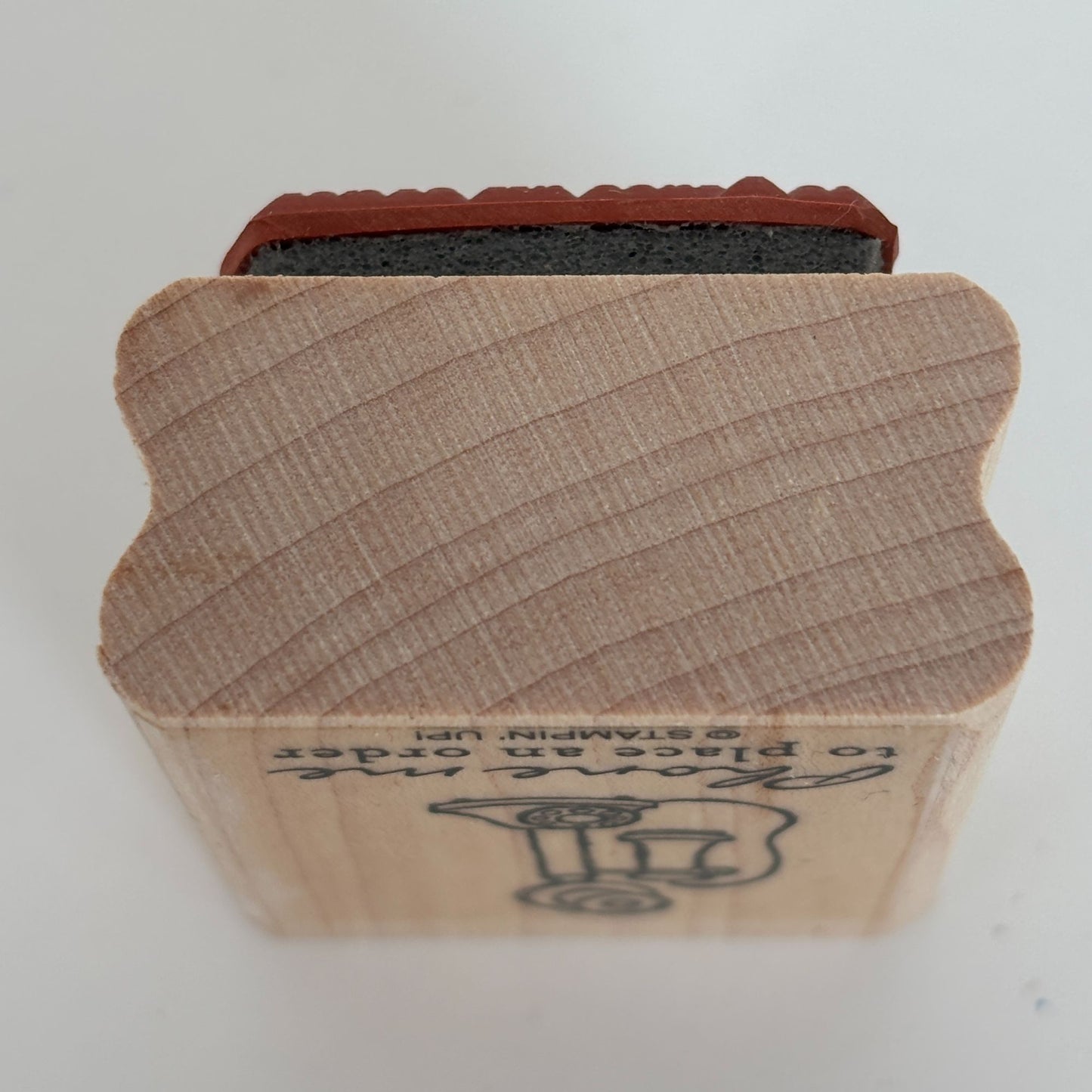 Stampin Up Rubber Stamp Phone Me to Place an Order Merchant Business Telephone
