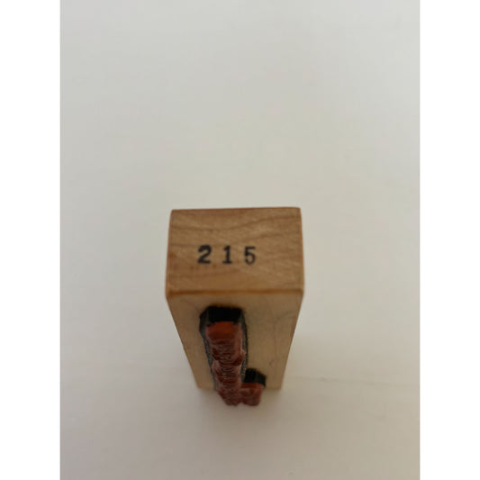 Wooden Rubber Stamp Birthday Card Sentiment Words Cherish Youth Trust Old Age