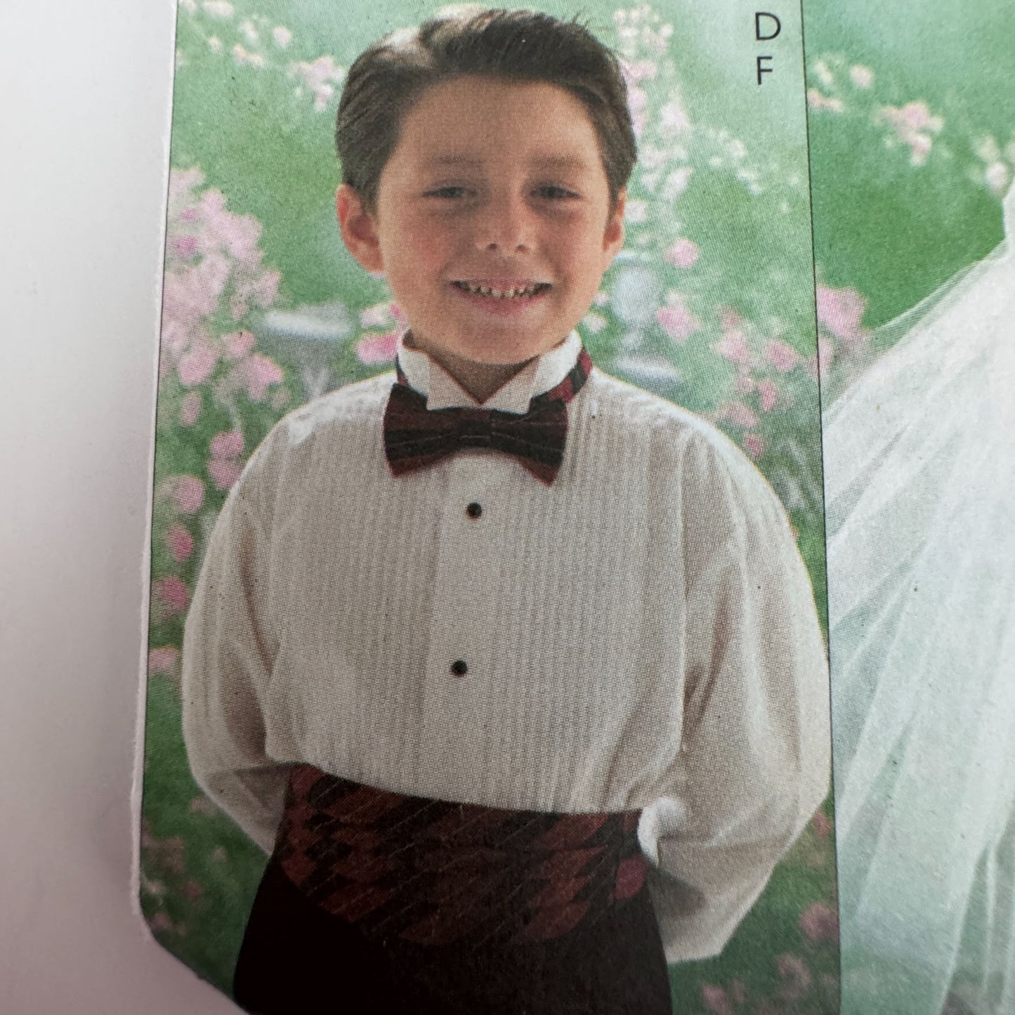 Butterick Sewing Pattern B4059 First Communion Veil Boys Vest Tie 6-8 Uncut Formalwear Accessories