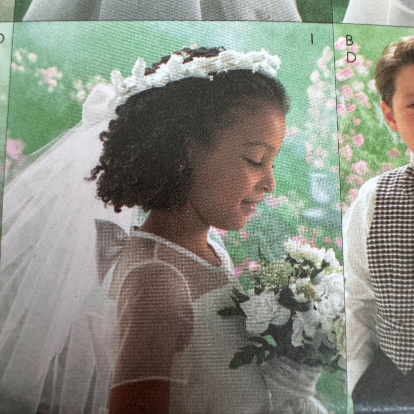 Butterick Sewing Pattern B4059 First Communion Veil Boys Vest Tie 6-8 Uncut Formalwear Accessories