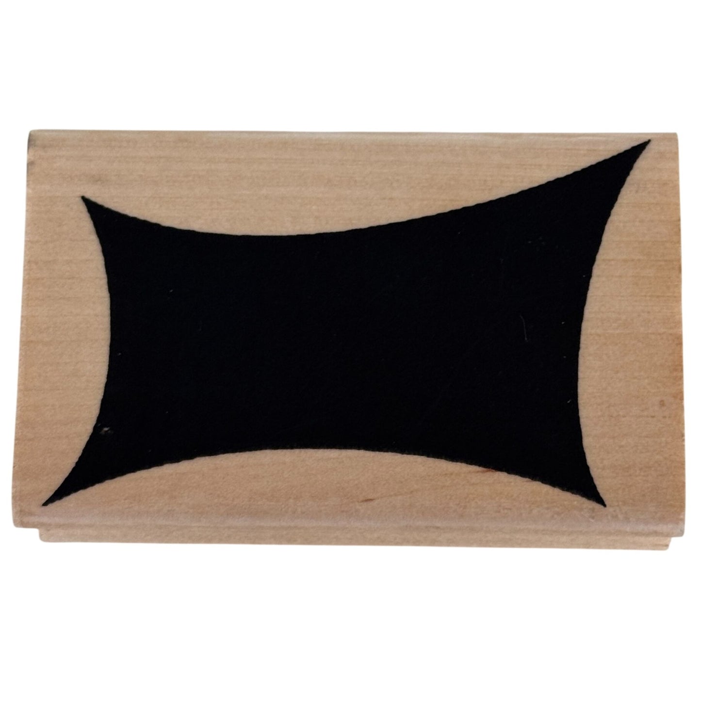 A Muse Artstamps Rubber Stamp Retro Rectangle Mid Century Style Craft Cardmaking Banner Craft