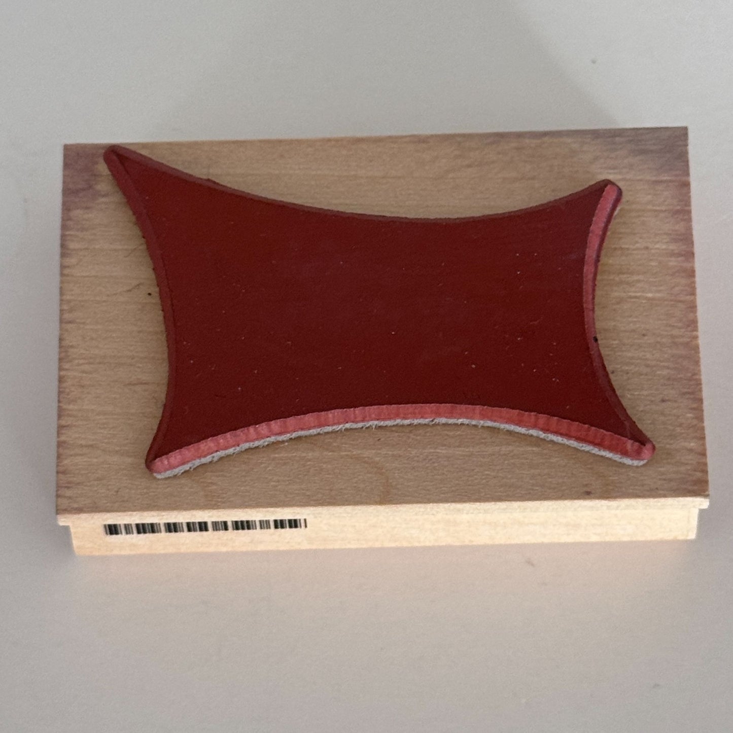 A Muse Artstamps Rubber Stamp Retro Rectangle Mid Century Style Craft Cardmaking Banner Craft