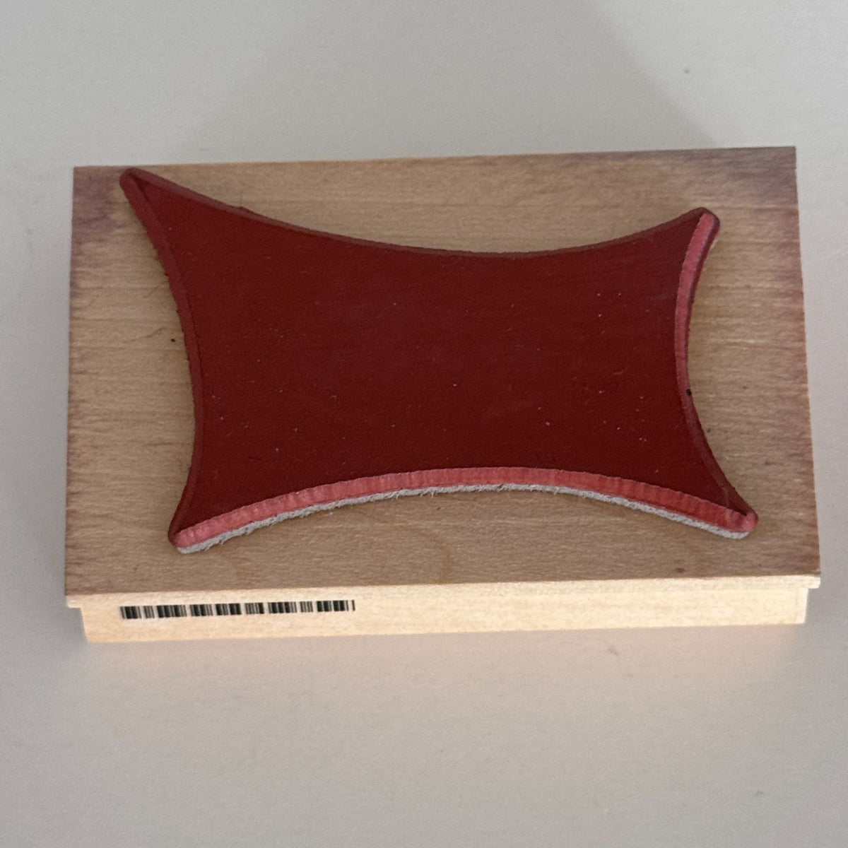 A Muse Artstamps Rubber Stamp Retro Rectangle Mid Century Style Craft Cardmaking Banner Craft