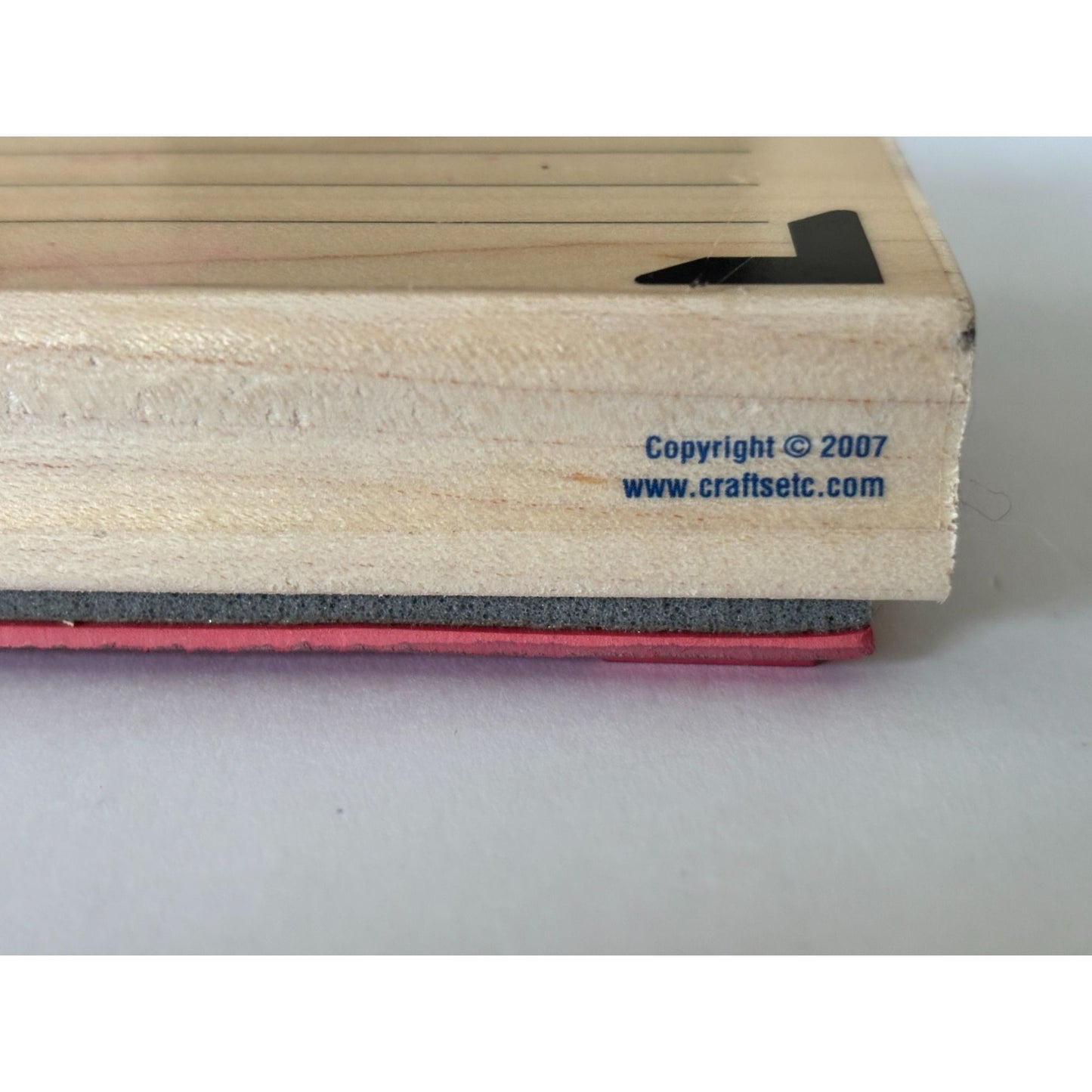 Stampabilities Rubber Stamp Journal with Photo Corners Scrapbook Page Writing Lines Journaling