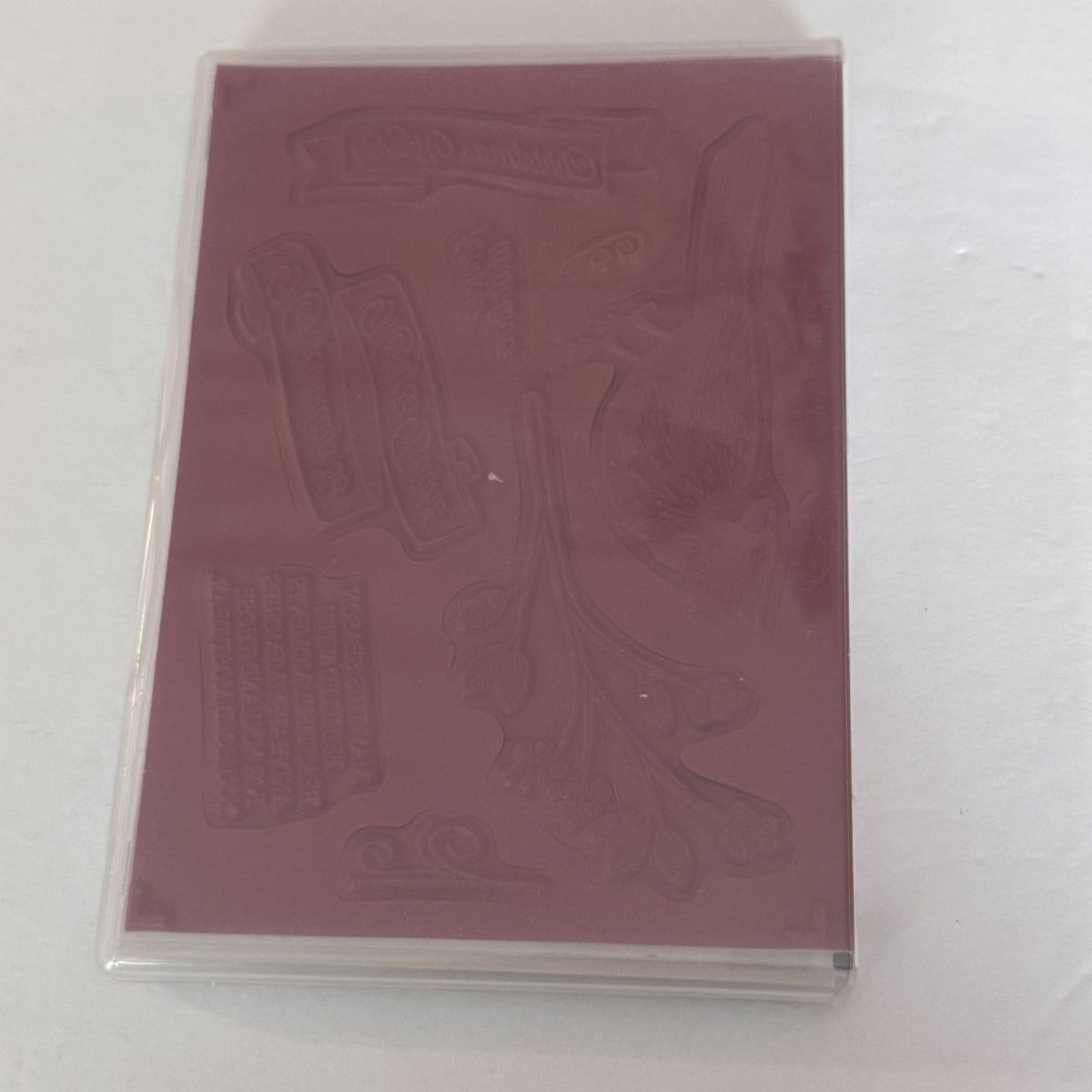 Stampin Up Stamp Set Toile and Christmas Cardinal Dies Holiday Card Making Bird Cling
