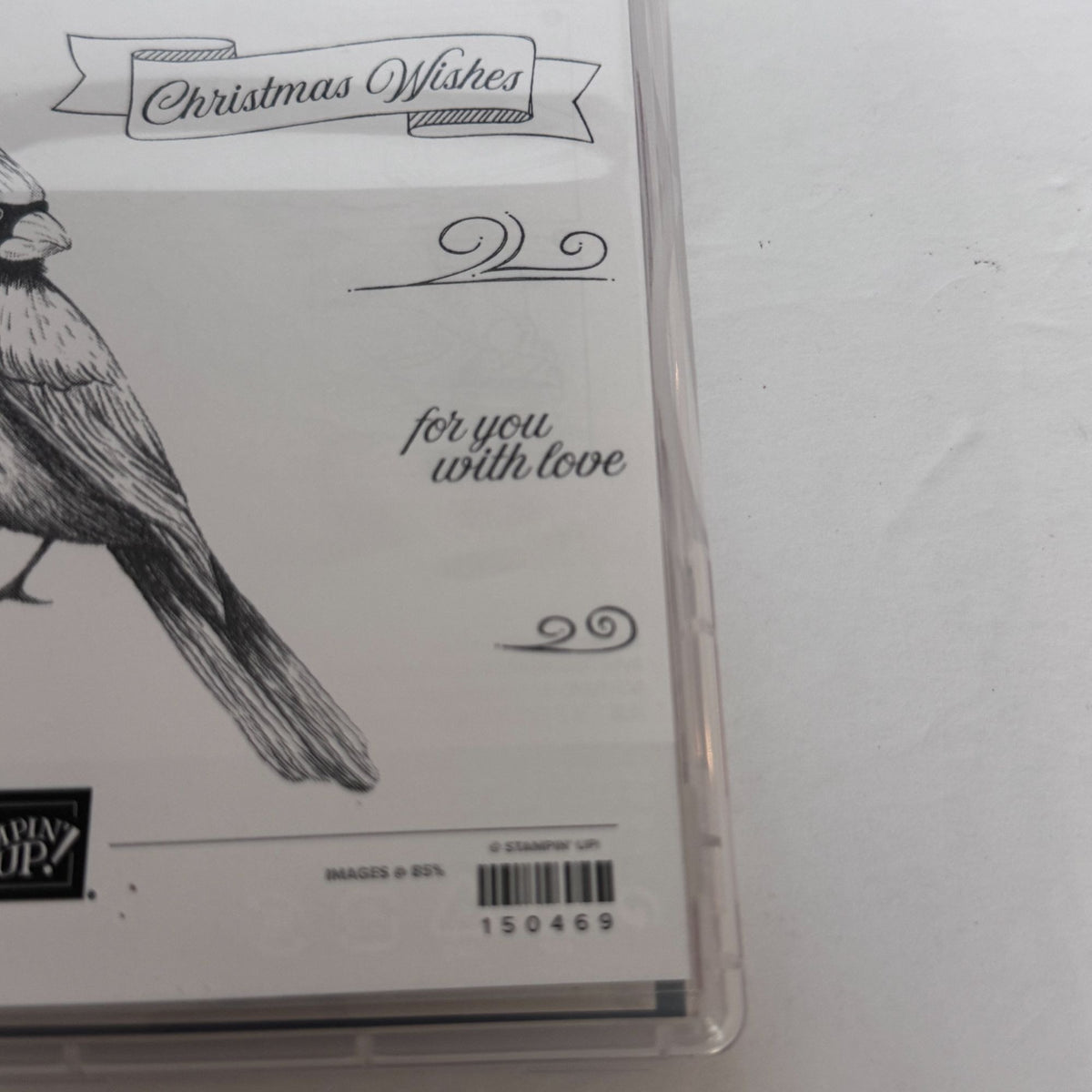 Stampin Up Stamp Set Toile and Christmas Cardinal Dies Holiday Card Making Bird Cling