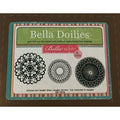 Unity Stamp Company Bella Doilies Red Rubber Repositionable Stamps Unmounted New