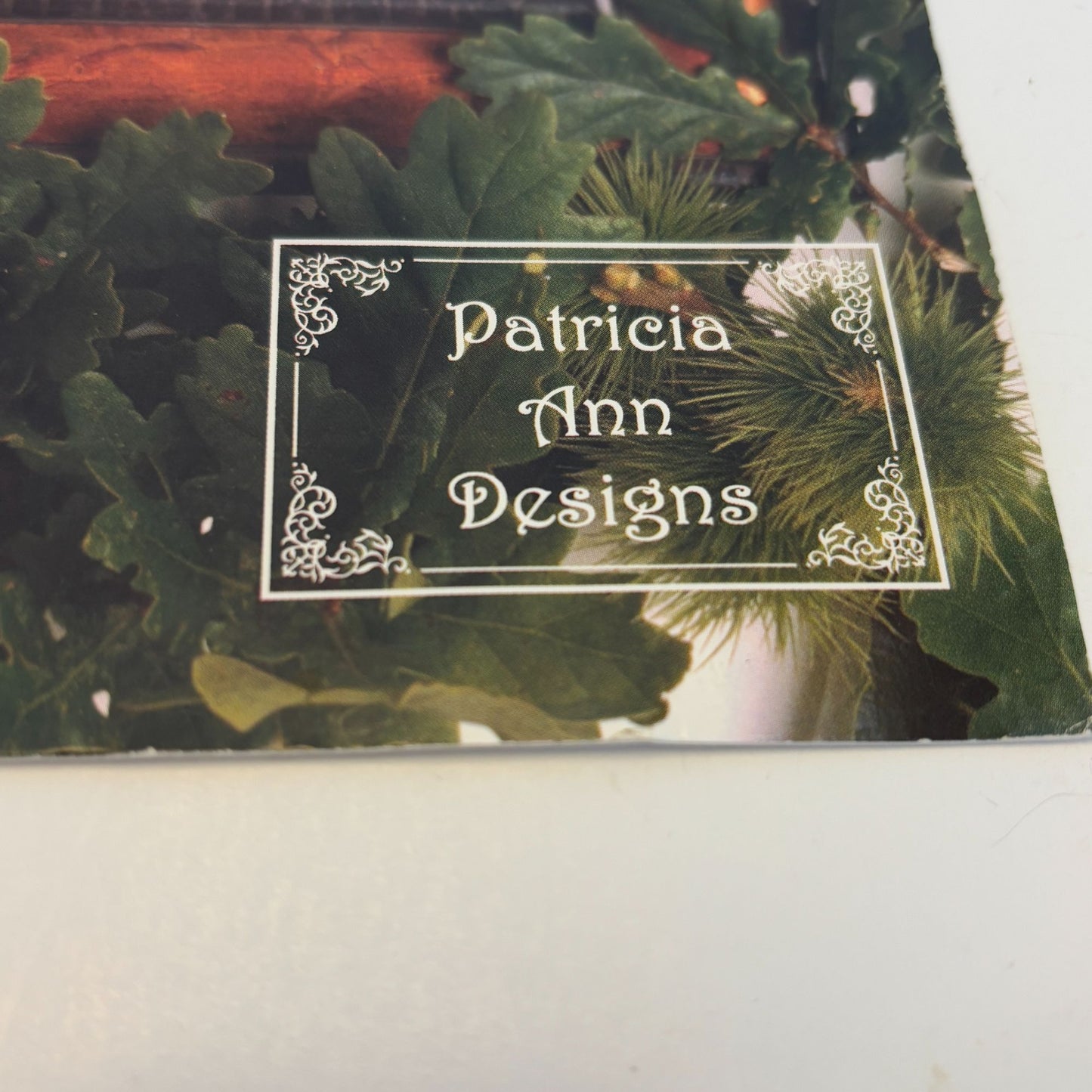 Autumn Acorns Needlepoint Pattern by Patricia Ann Designs Fall Leaflet PAD27